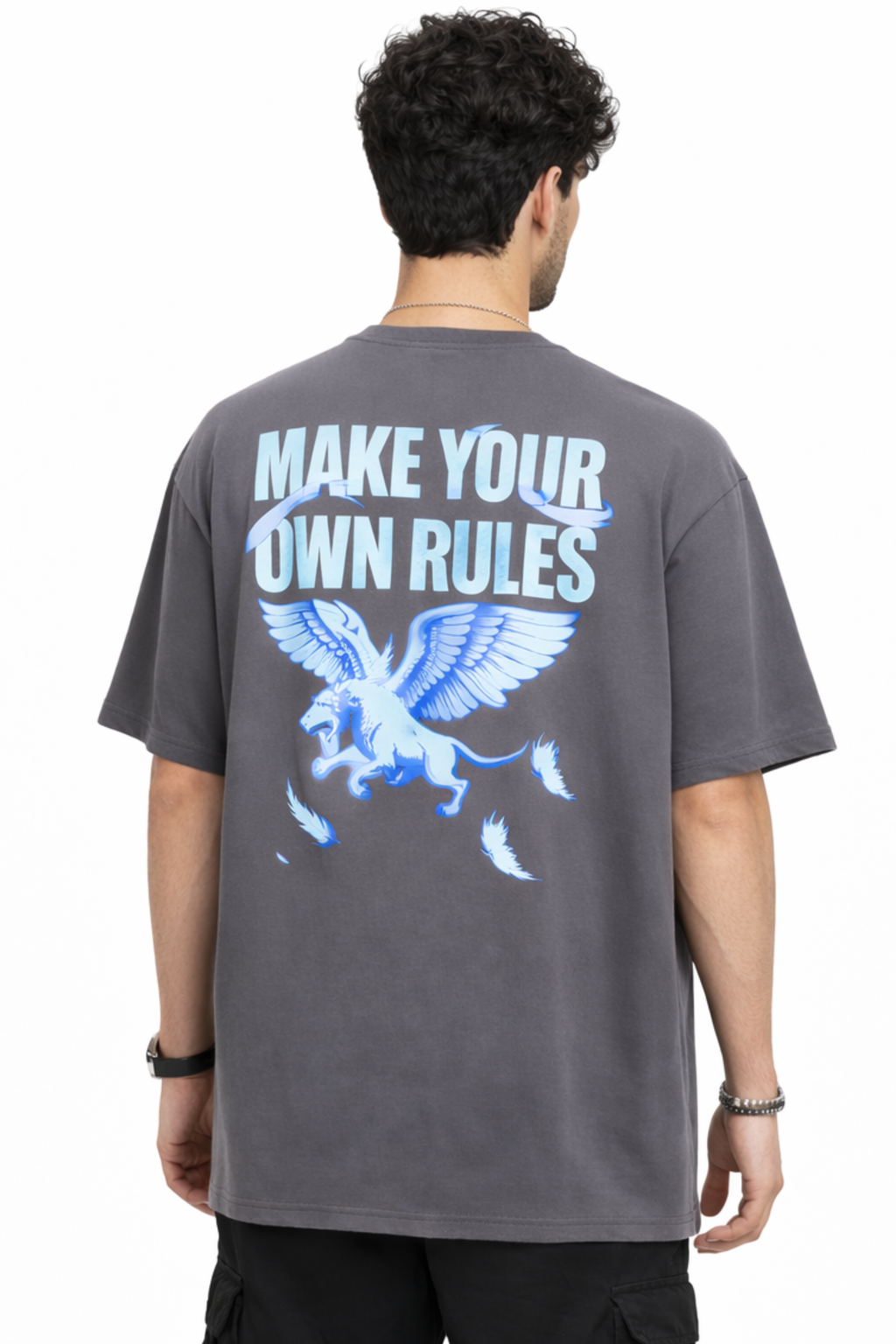 Limitless Oversized T-Shirt-Grey