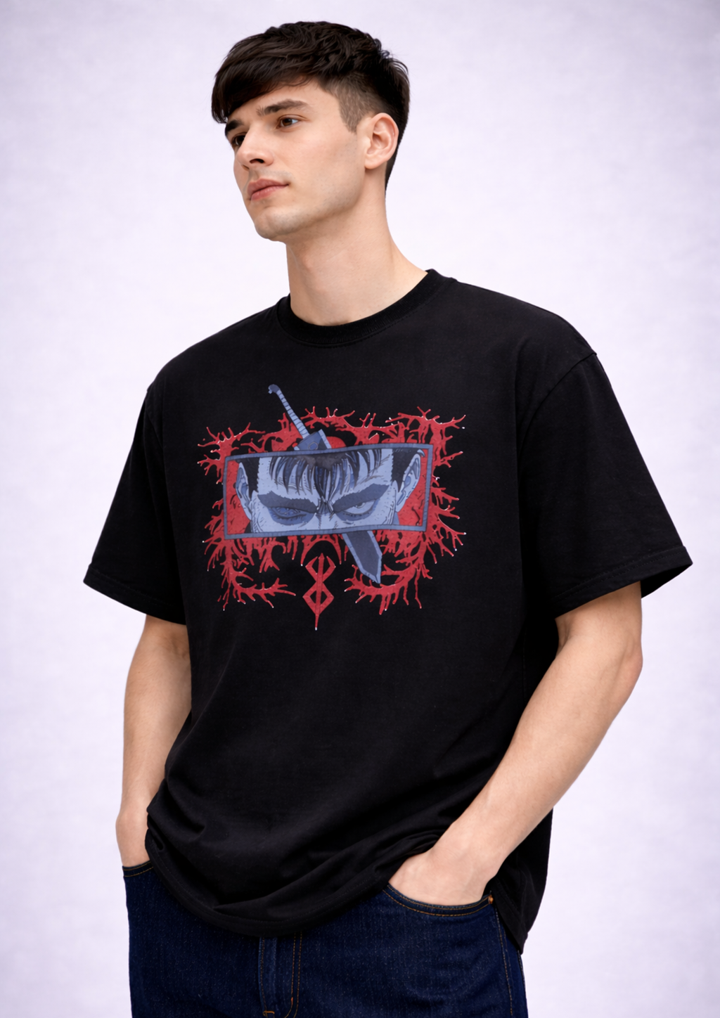 Berserk Oversized T-Shirt-Black