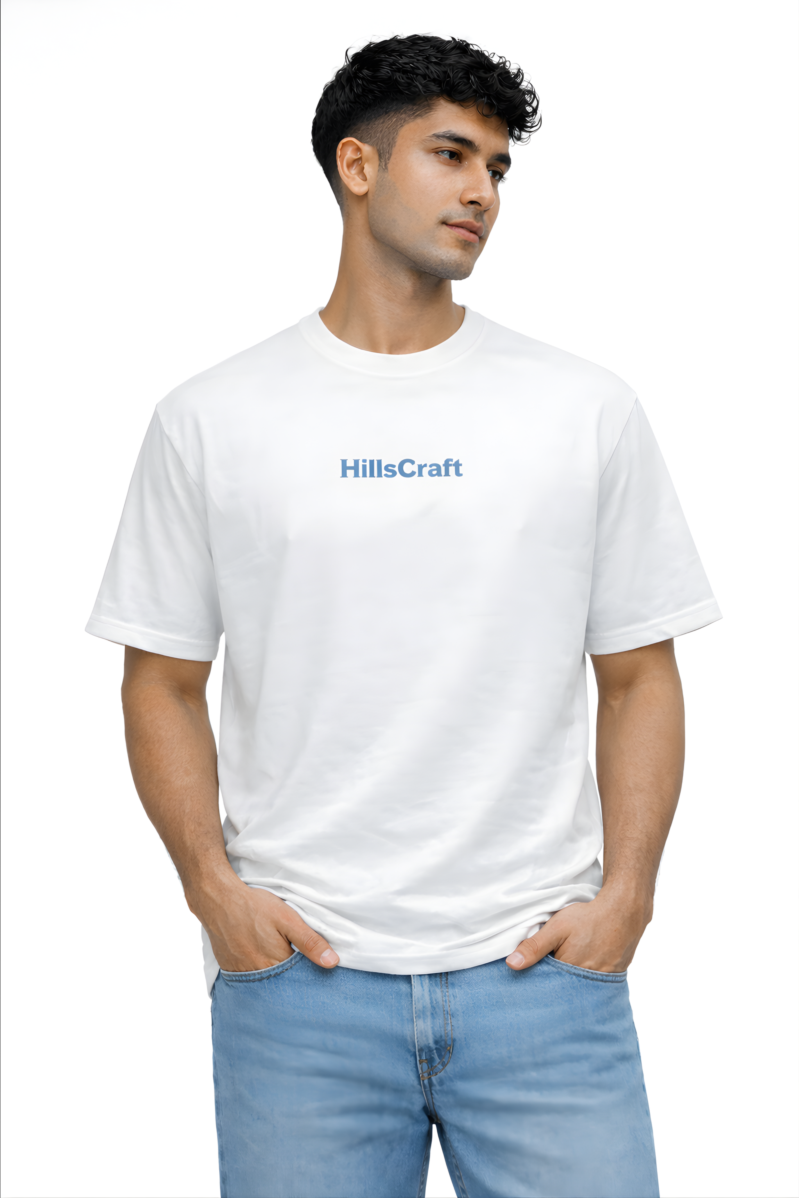 Mahadeva Storm Oversized Tee - White