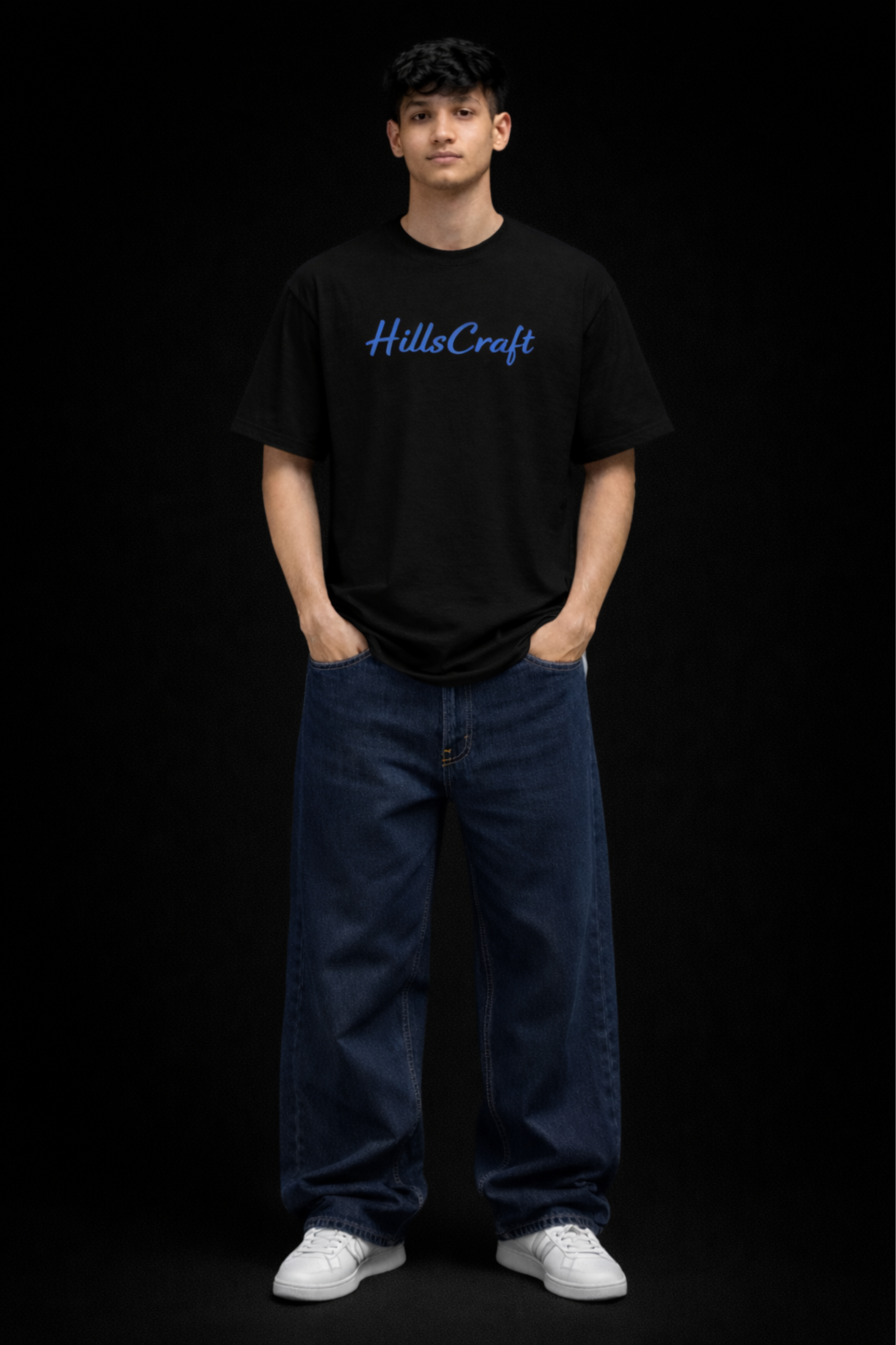 The Righteous King Oversized Tee - Black