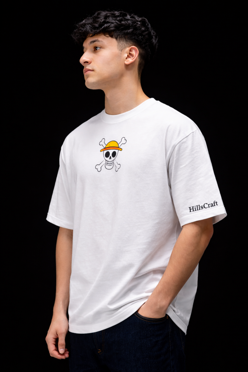 LUFFY Oversized Tee - White