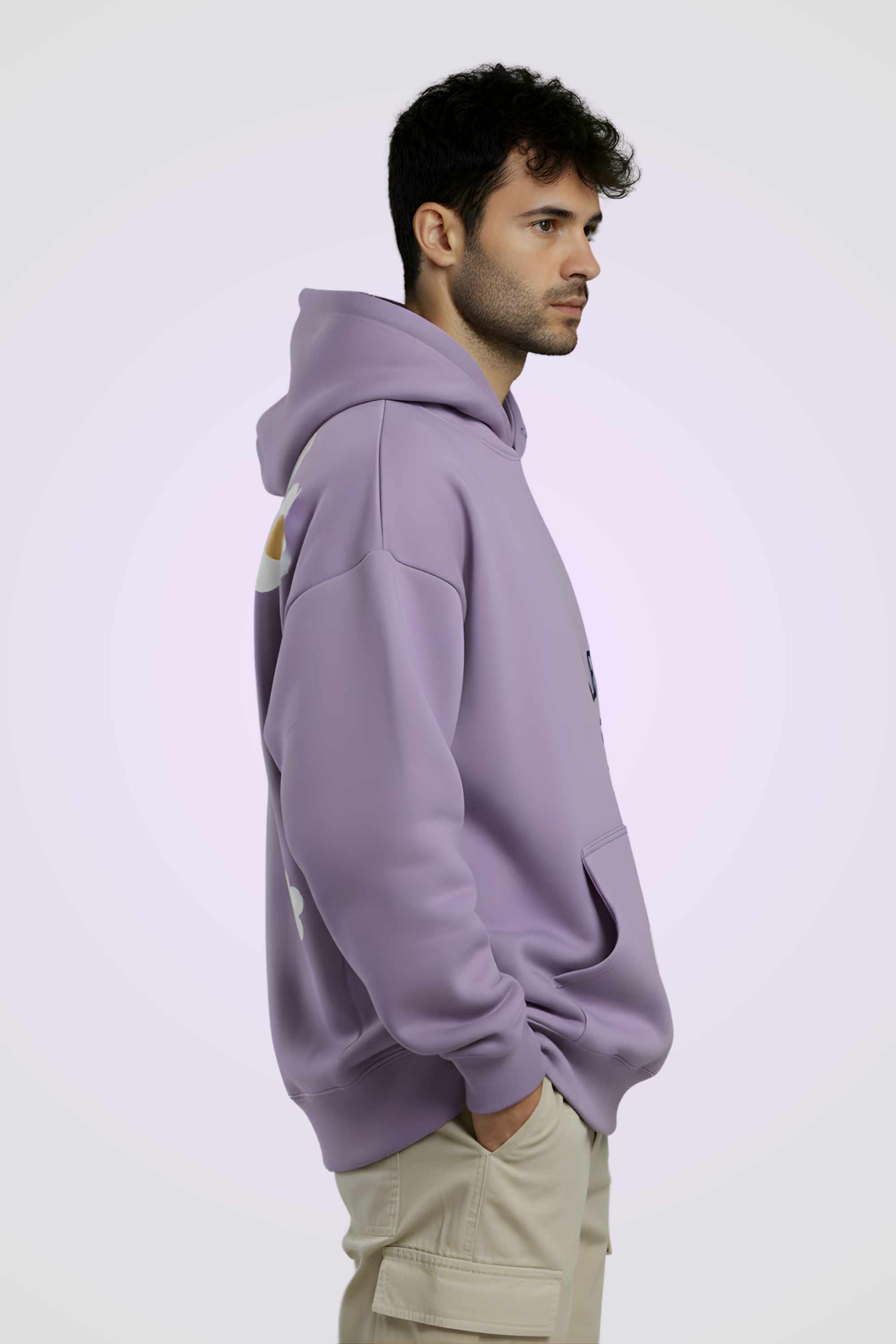 Take it easy Premium Oversized Hoodie  - Lavender