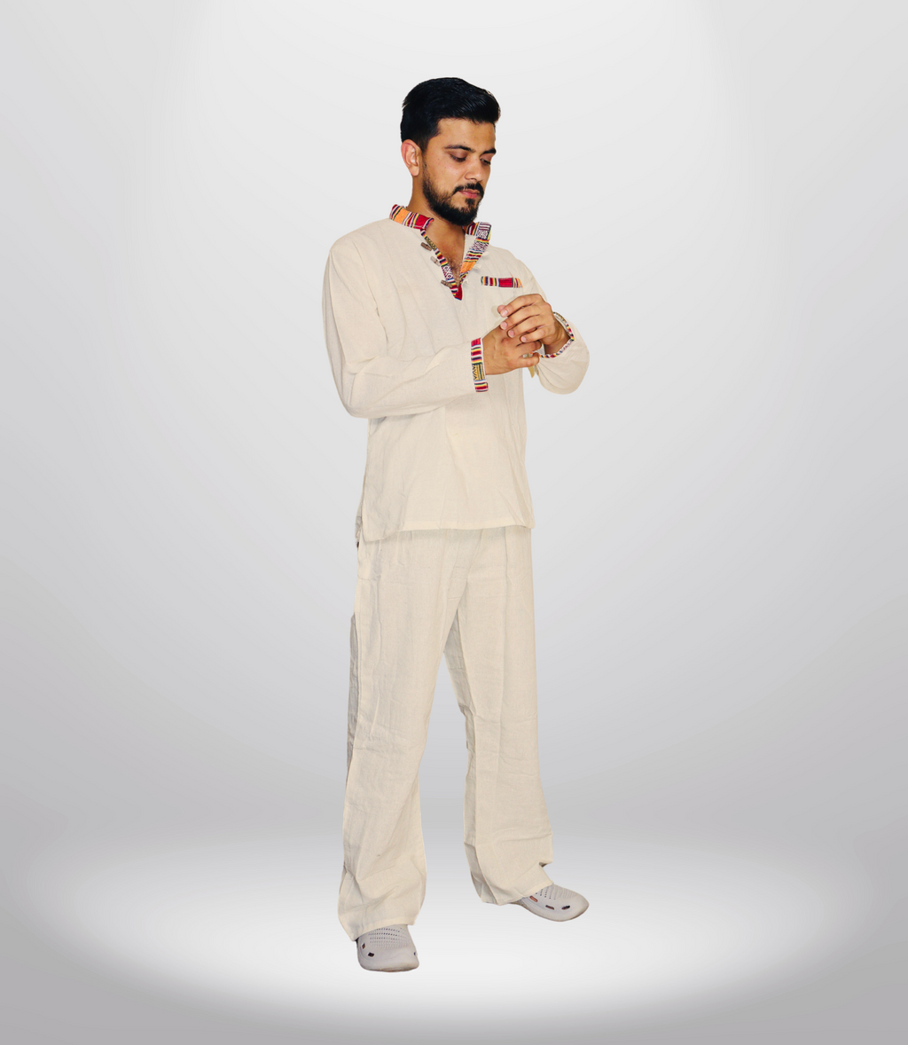 Cotton Kurta - Pajama Plain