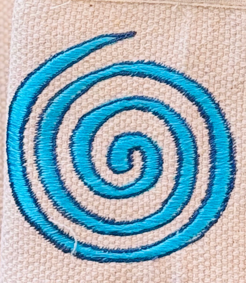 Spirals Hemp Wallet