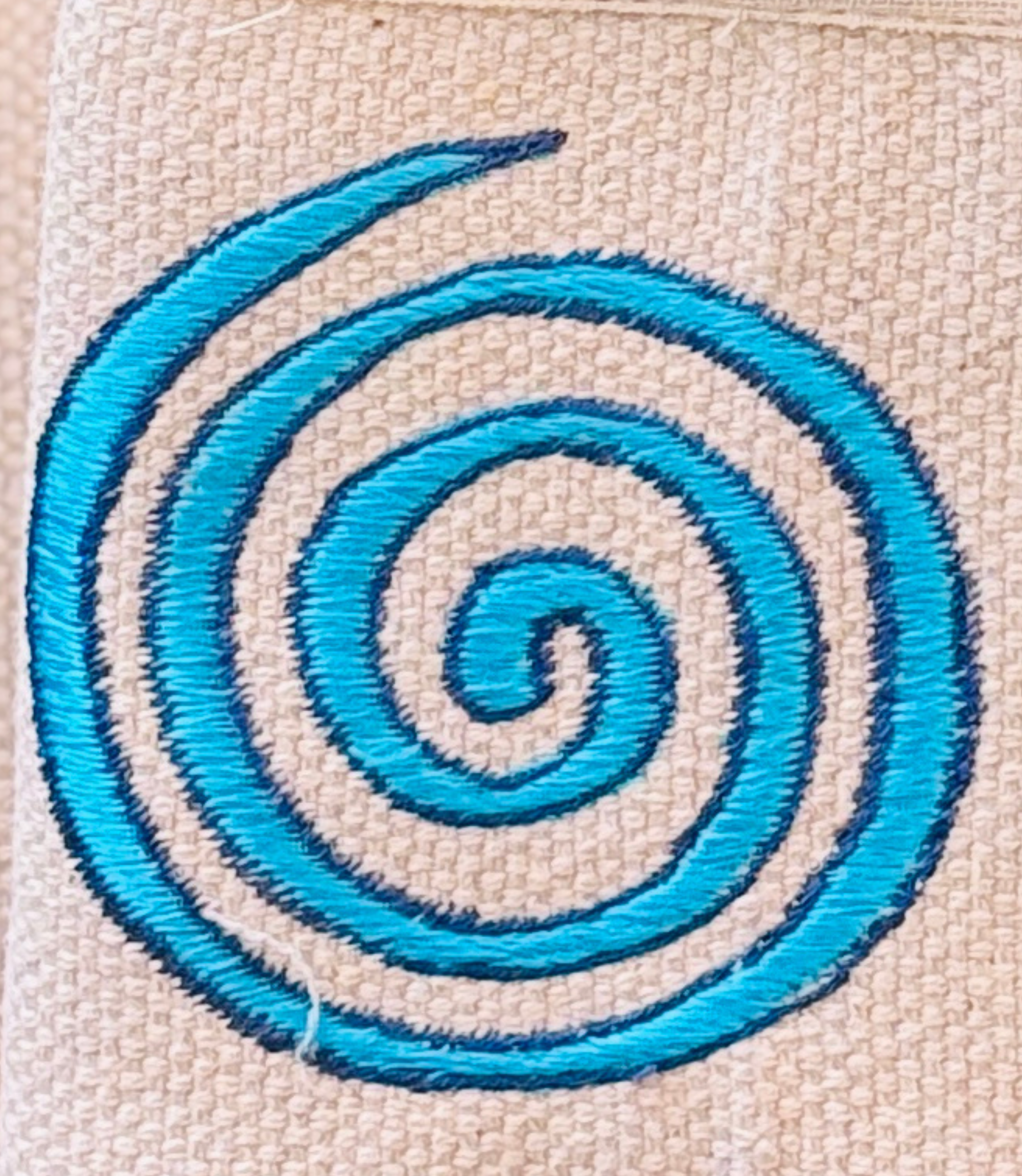 Spirals Hemp Wallet