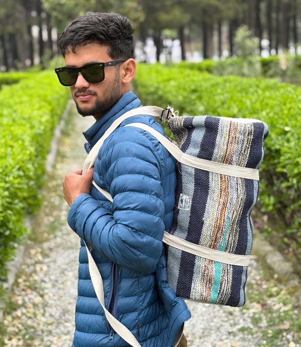 Hemp Duffle GYM Bag - Multicolor