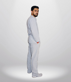 7 CHAKRA KURTA PAJAMA SET - GREY