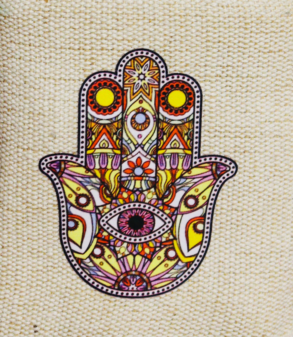 Hamsa Hand Hemp Wallet