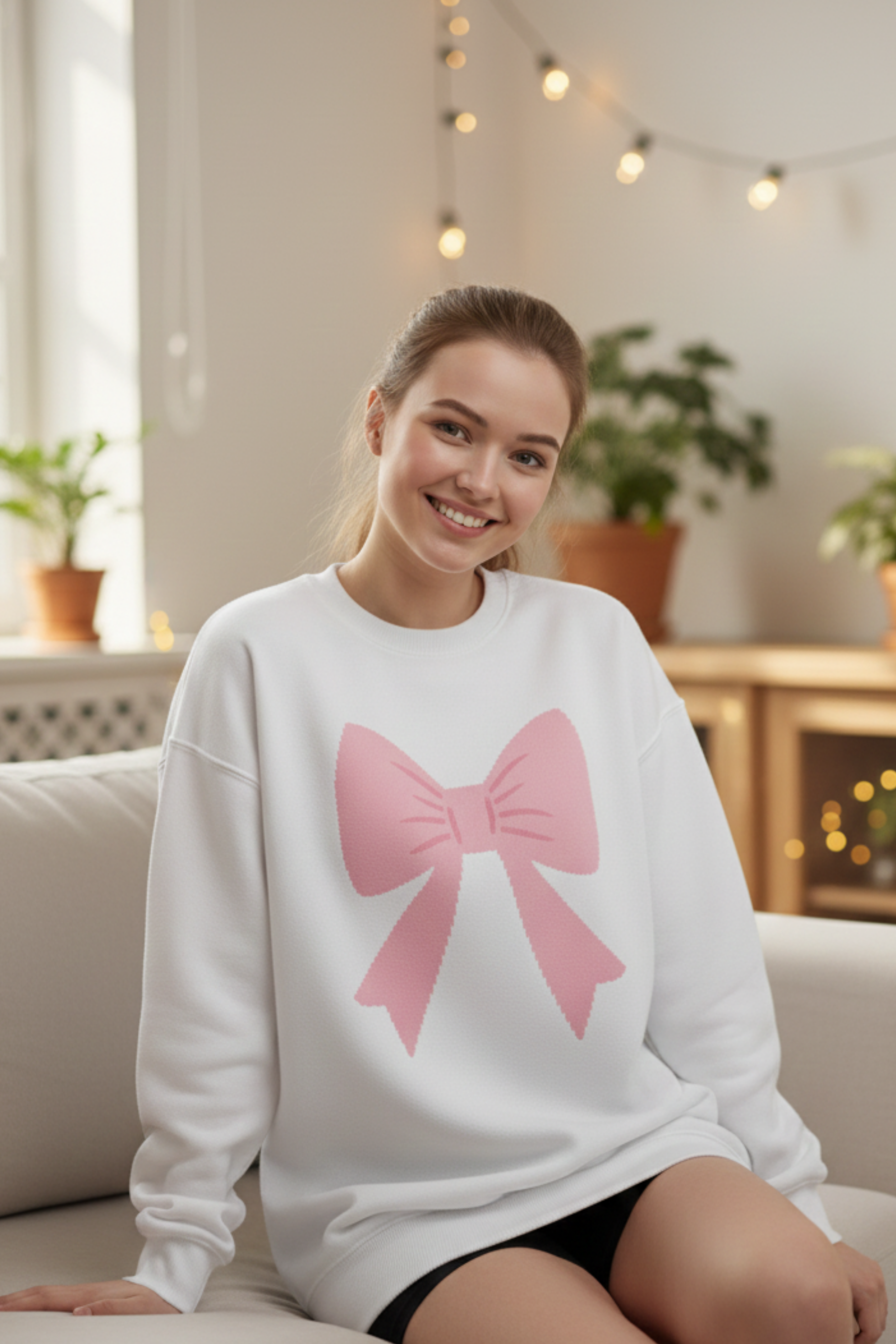 Pookie Women’s Sweatshirt –WHITE