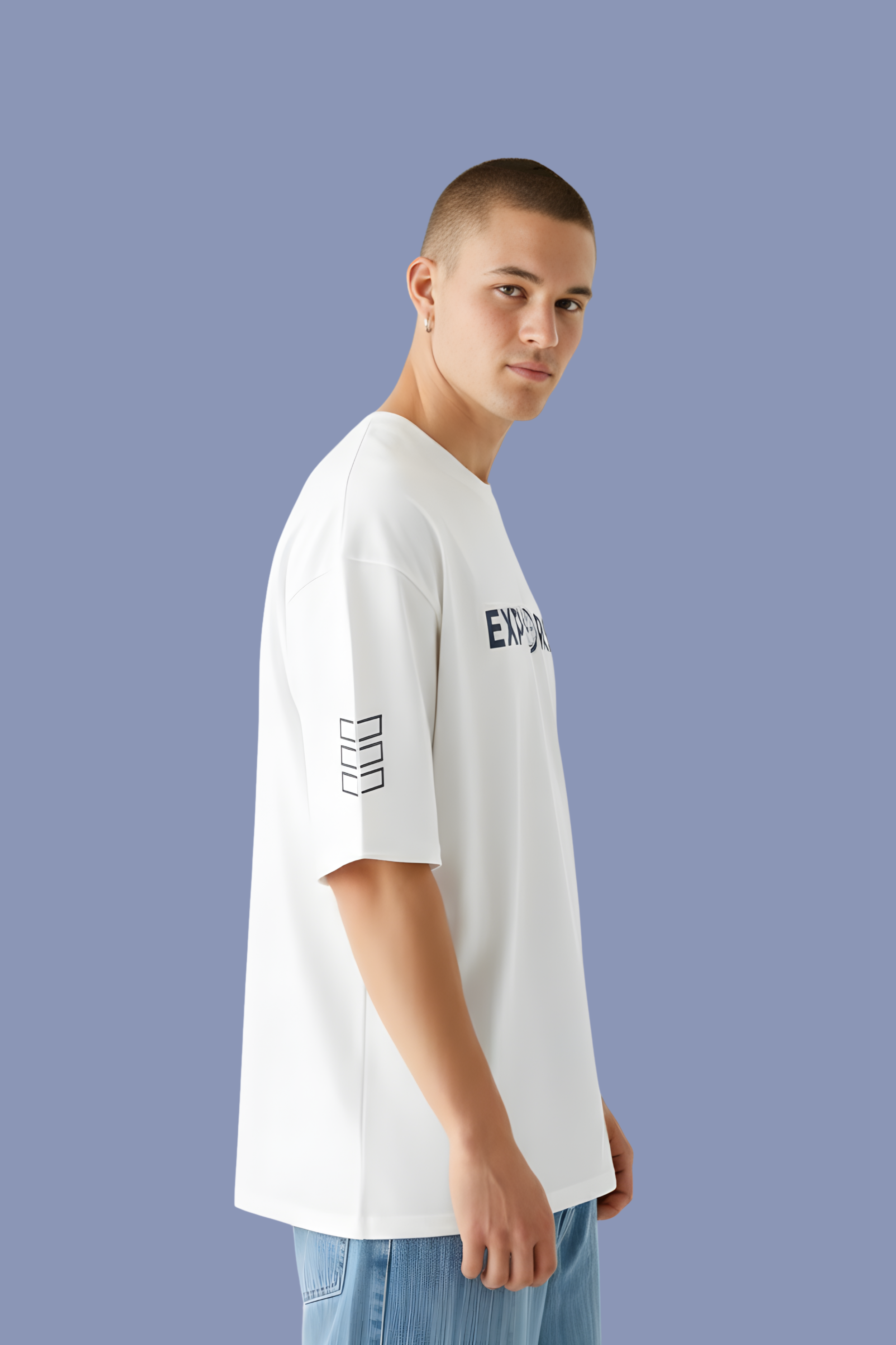 Explorer Oversized T-Shirt-White