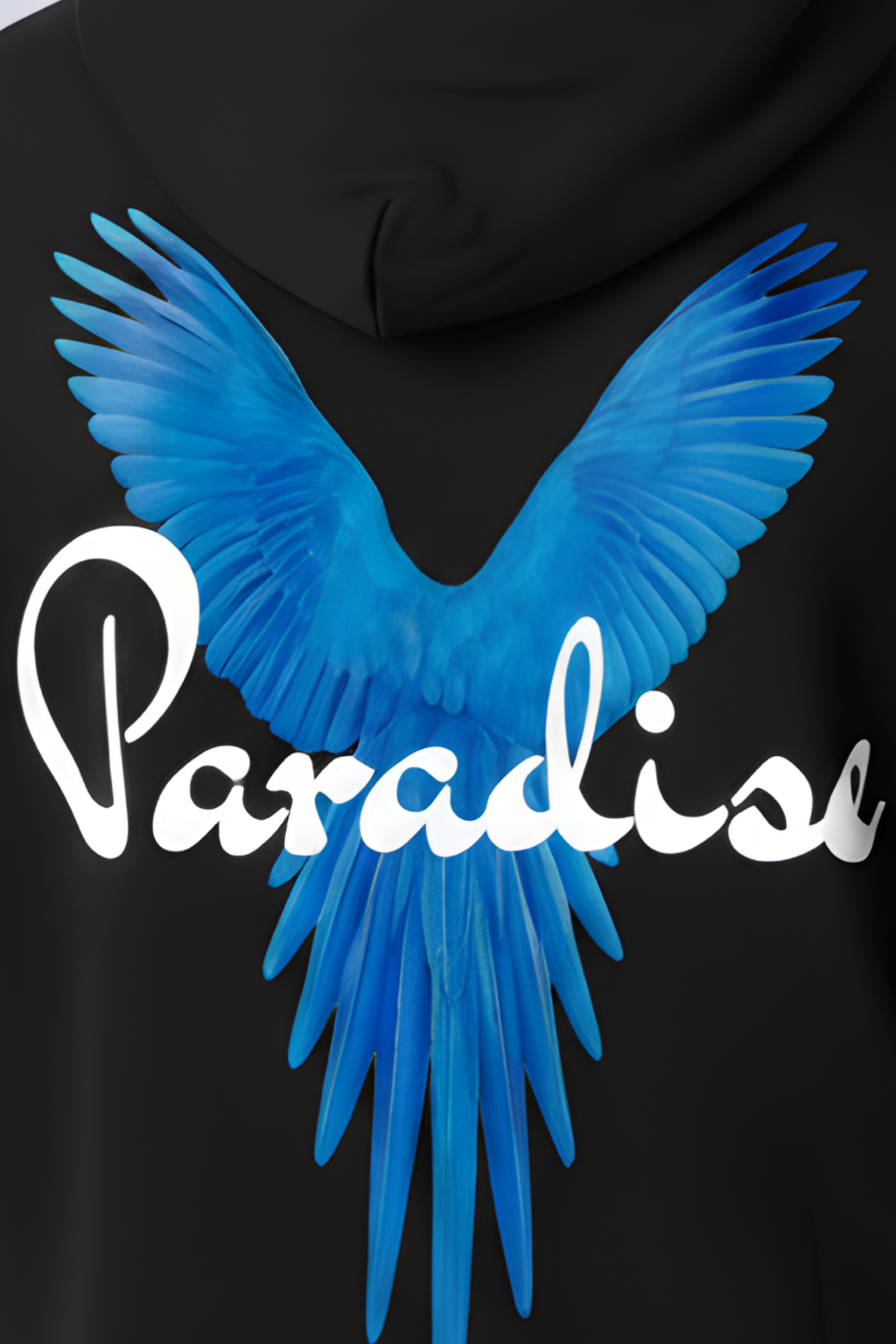 Paradise Premium Oversized Hoodie - Black