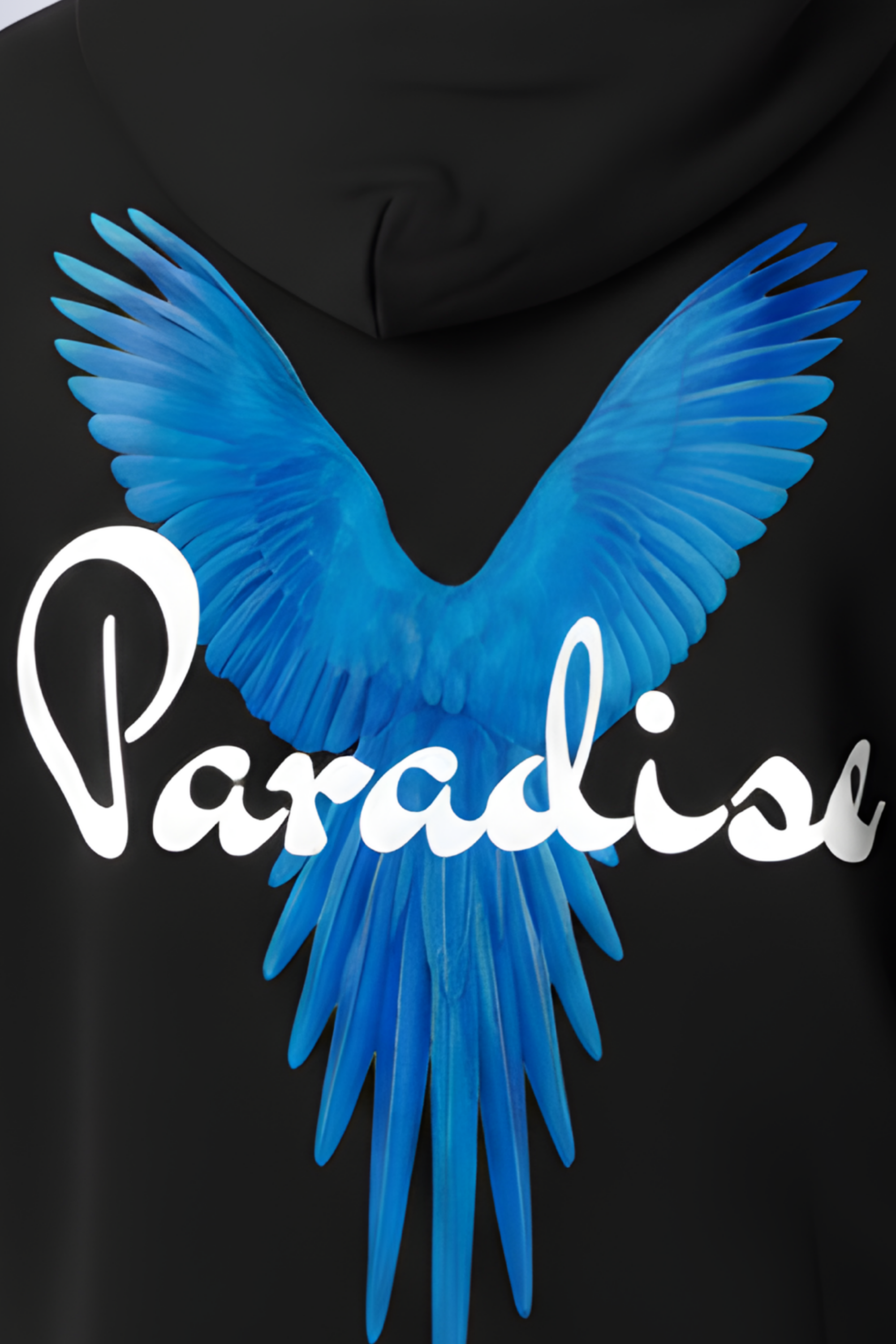 Paradise Premium Oversized Hoodie - Black