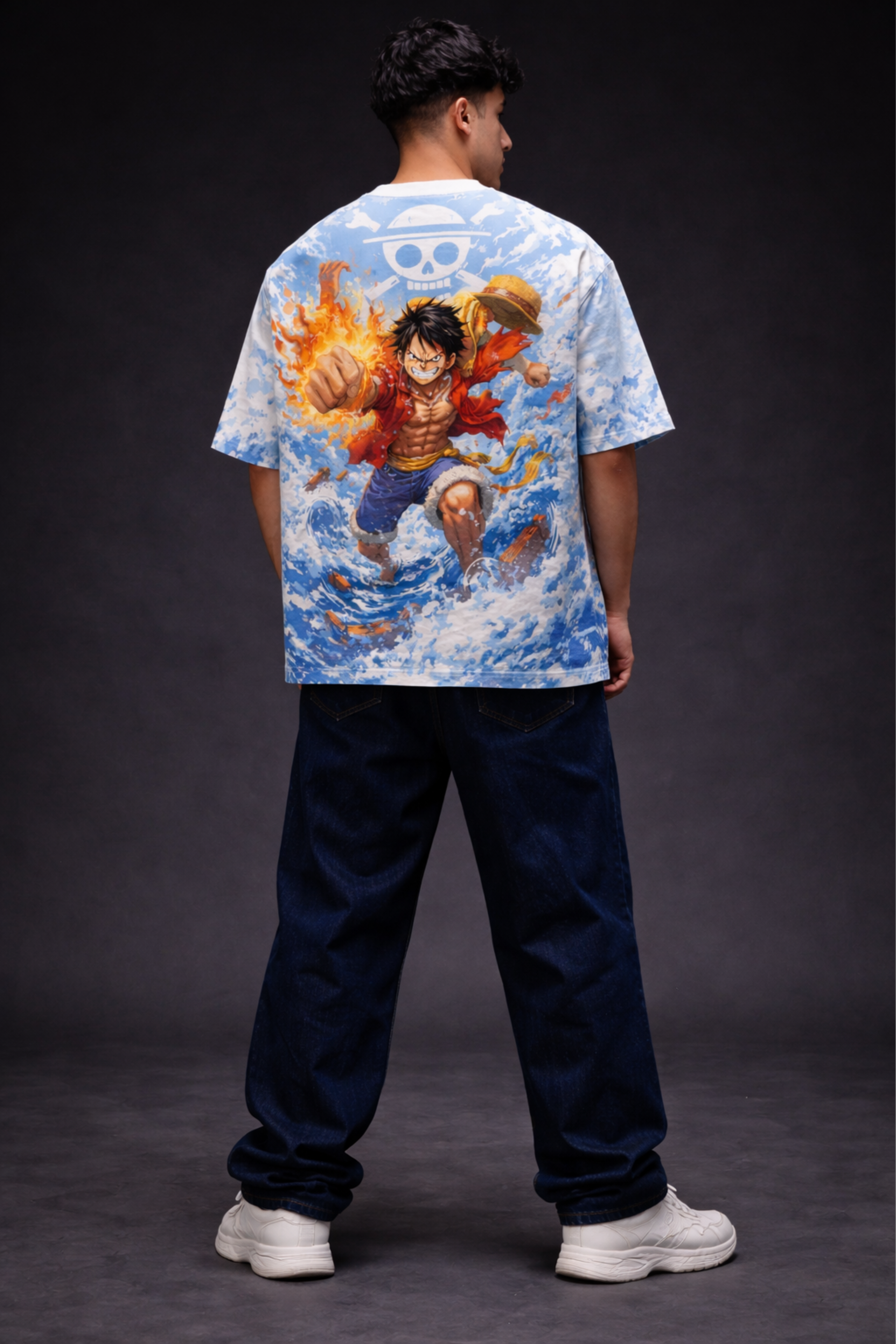 LUFFY Oversized Tee - White