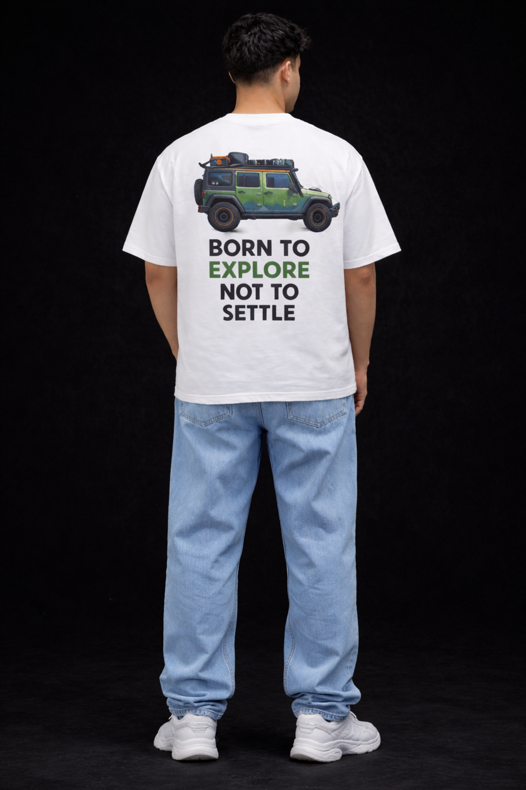 Explorer Oversized T-Shirt-White