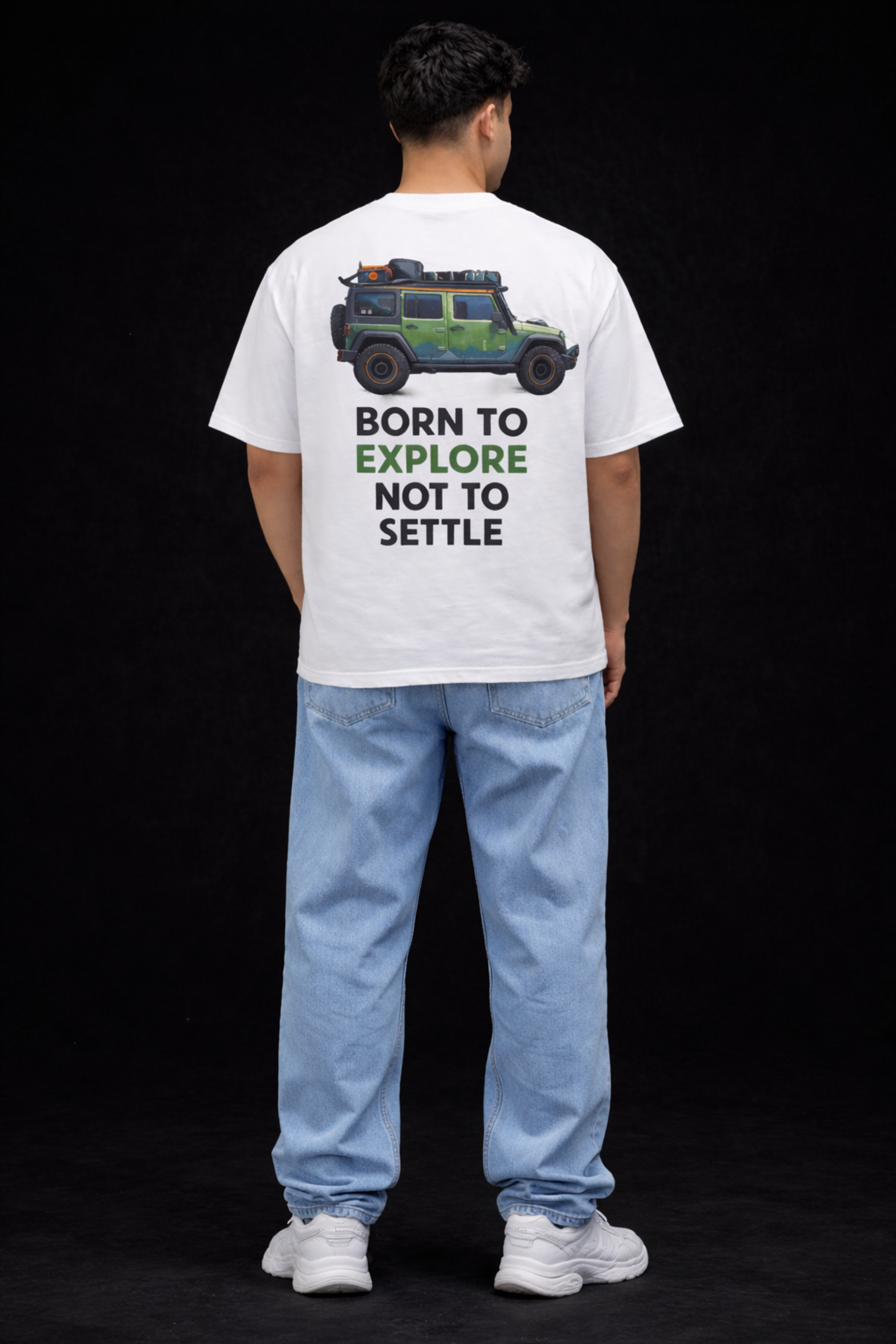 Explorer Oversized T-Shirt-White