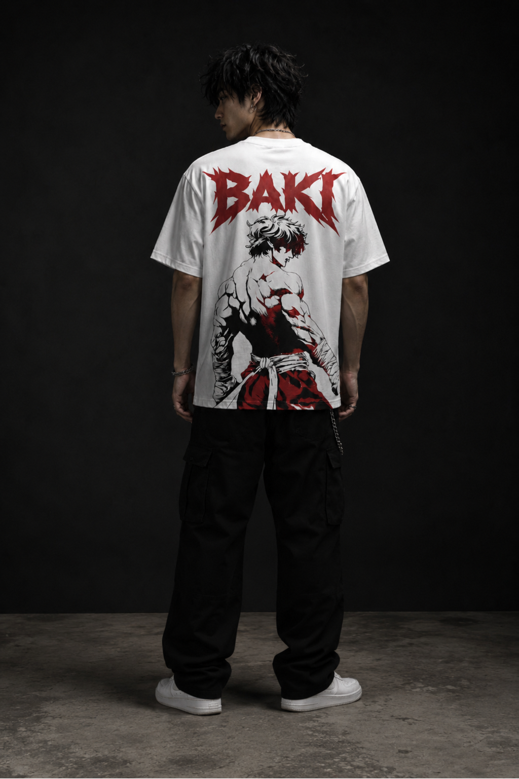 BAKI Oversized Tee - White