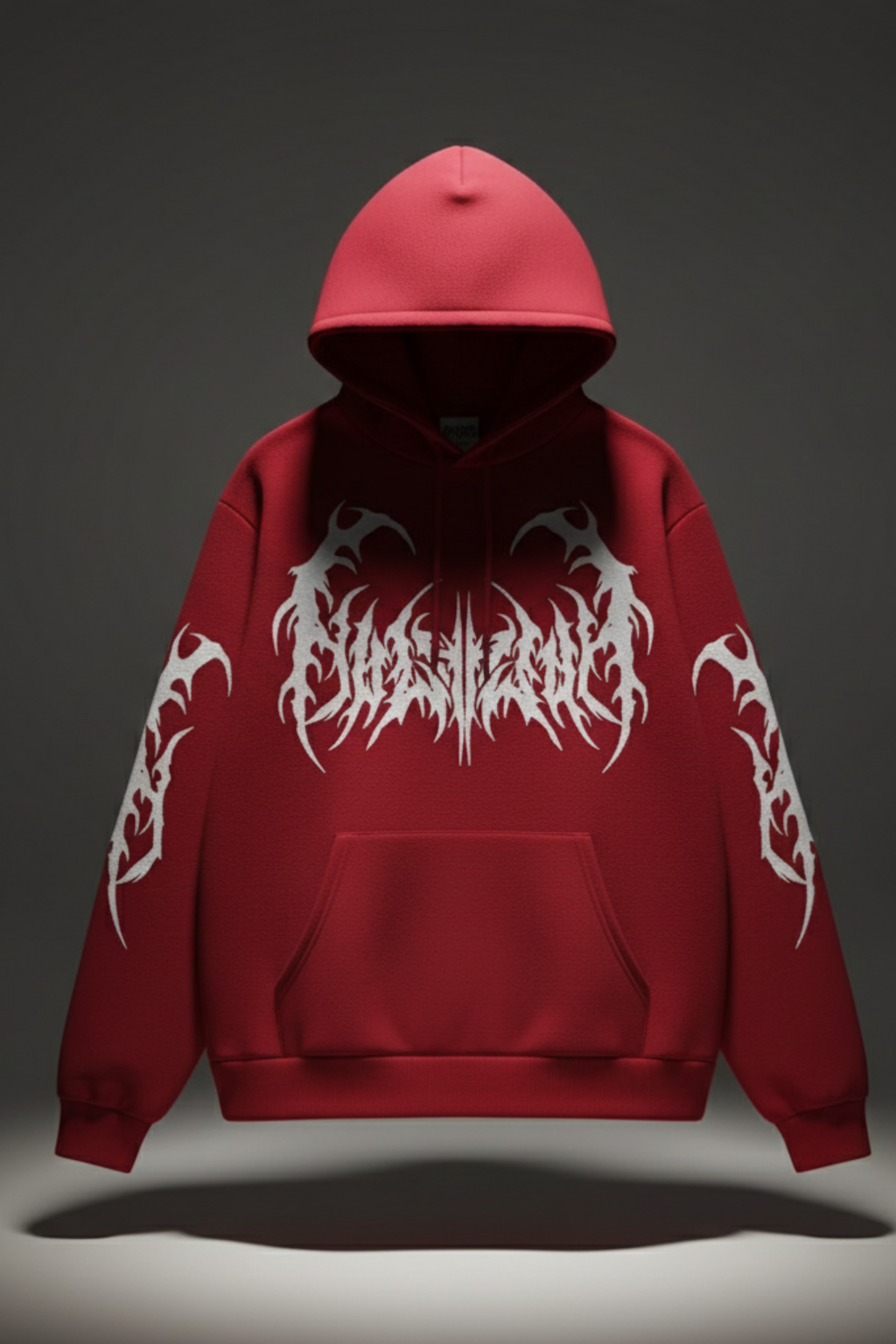 BlazeStrike Unisex Regular Fit Hoodie – Red