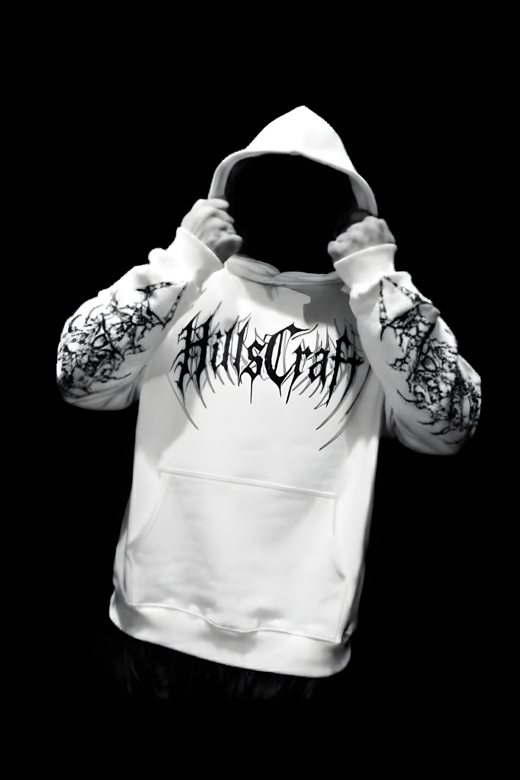 Dragon Oversized Premium Hoodie – WHITE