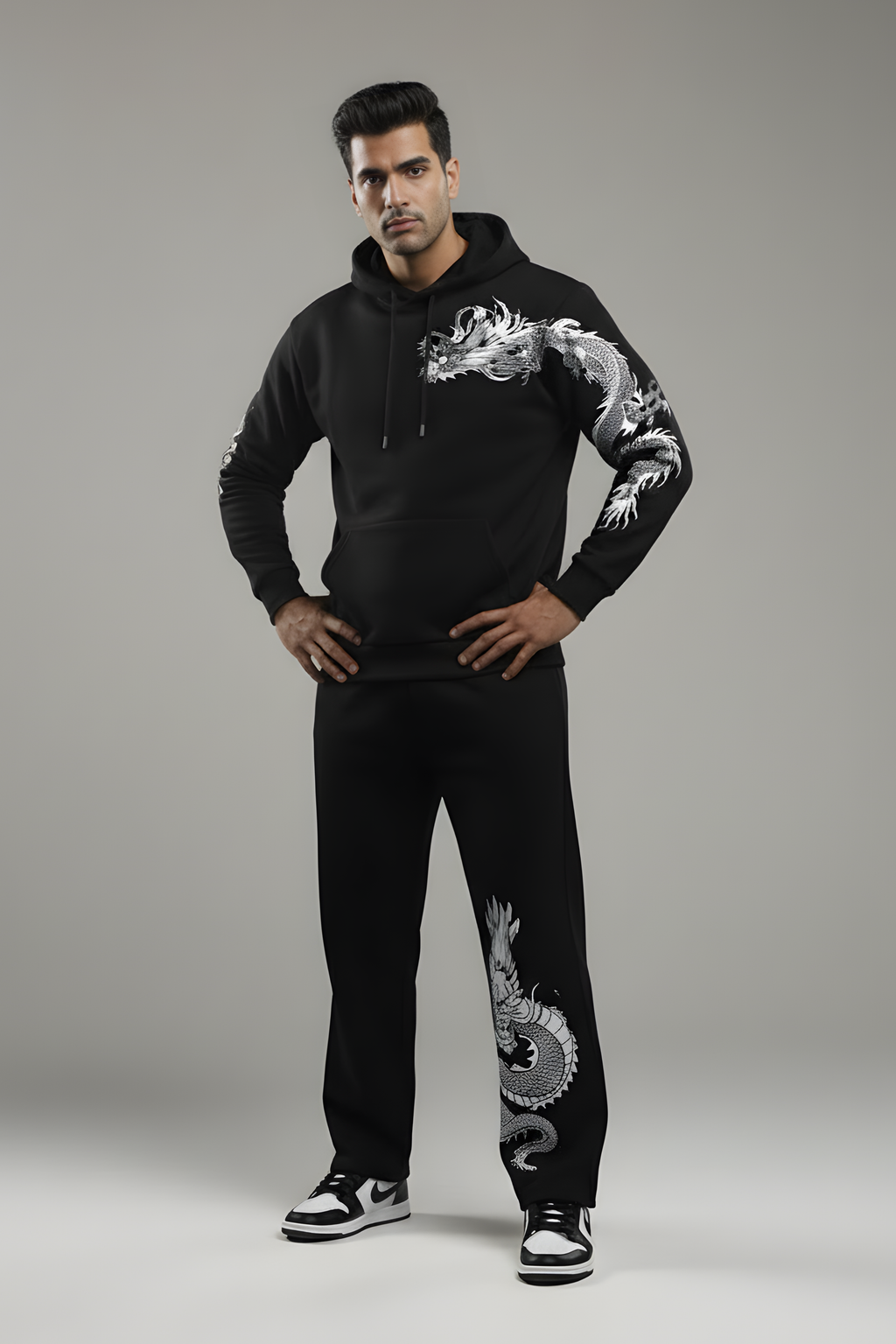 DRAGONSTRIKE Unisex Winter Set  - Black