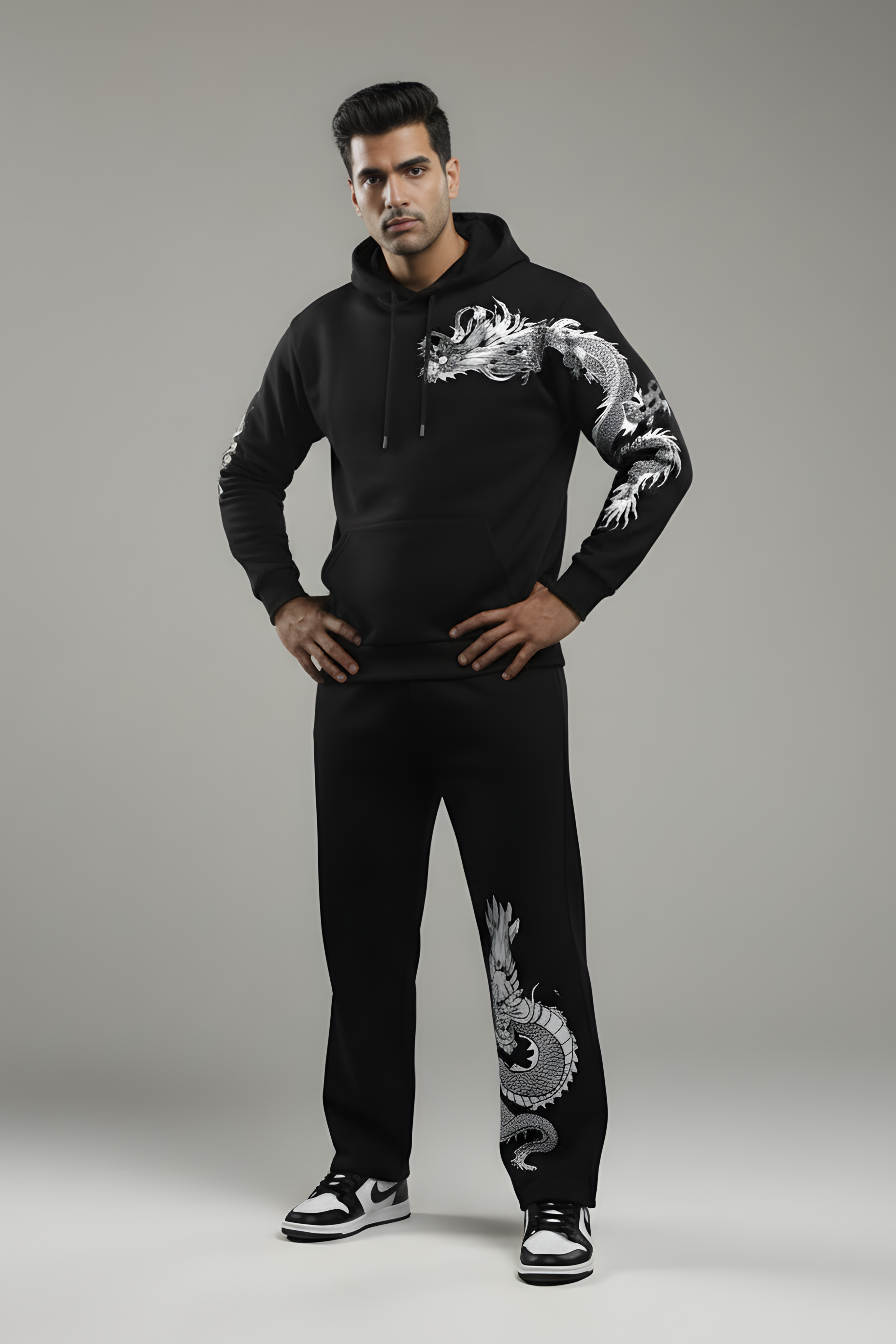 DRAGONSTRIKE Unisex Winter Set  - Black