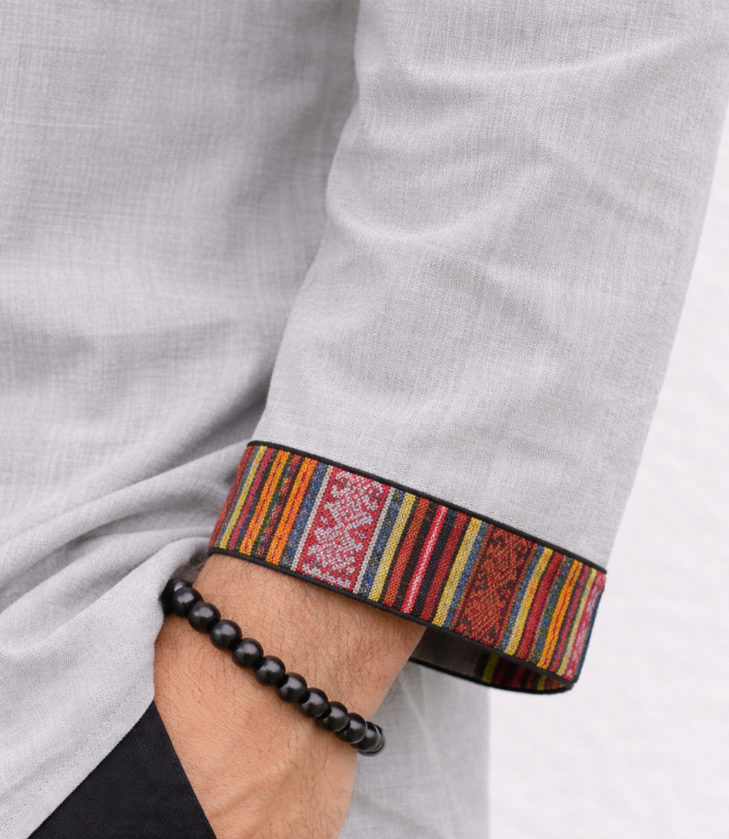 7 Chakara Kurta - GREY