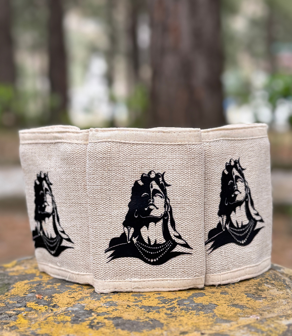 Printed Shiva Hemp Wallet