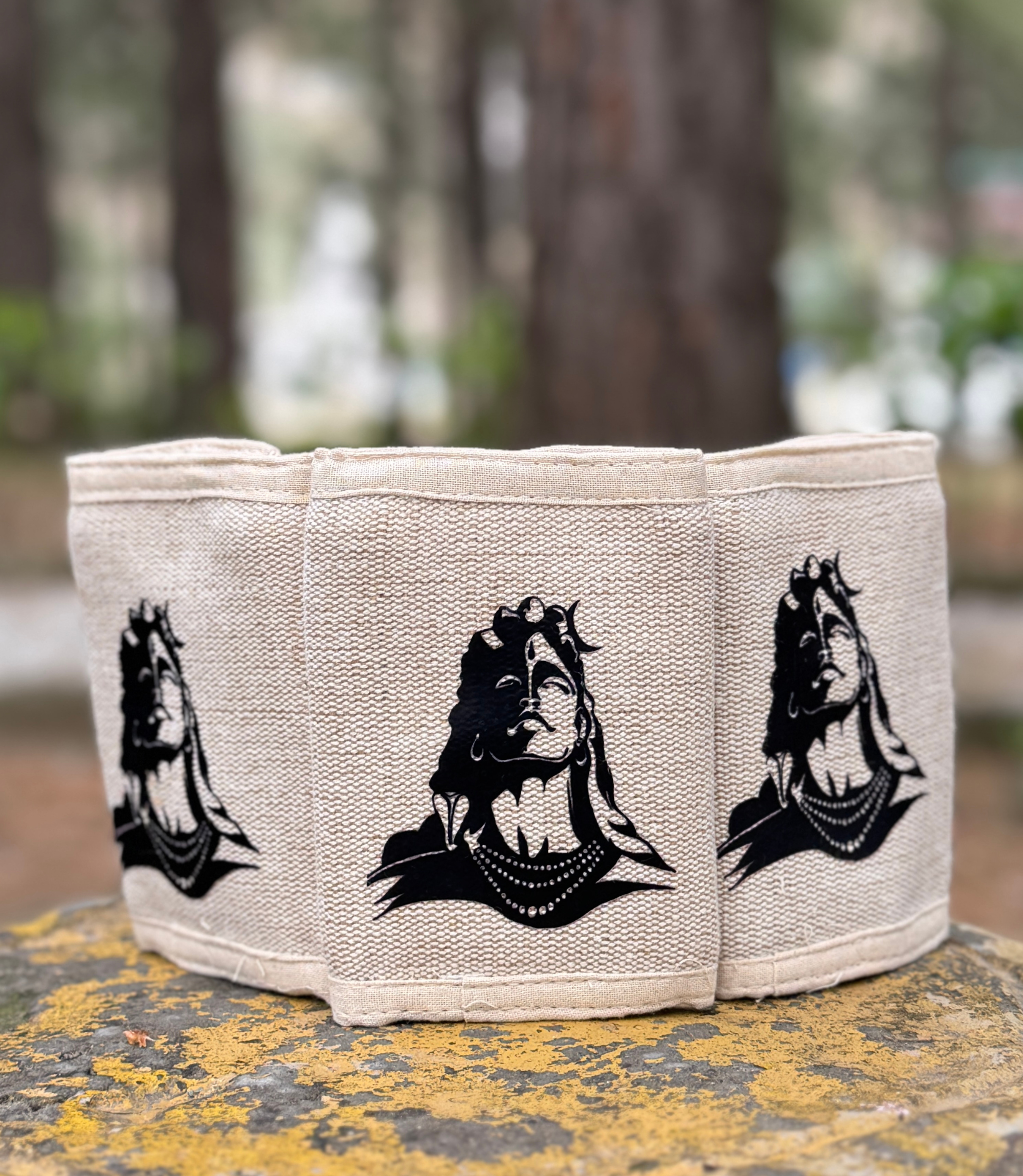 Printed Shiva Hemp Wallet