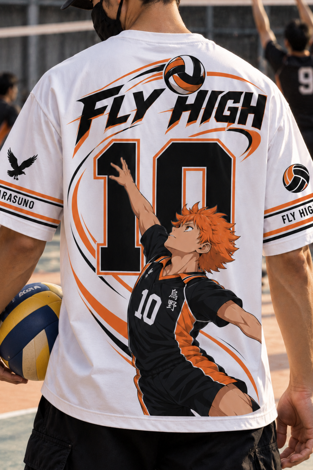 Fly High Oversized Tee - White