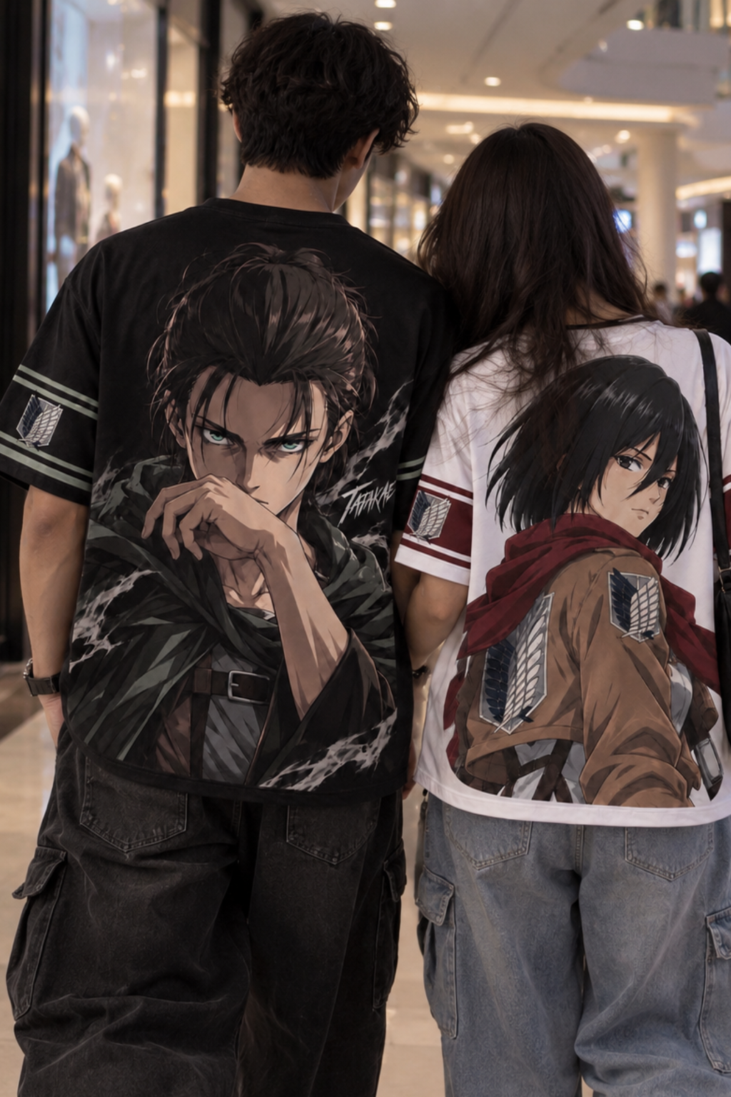 Mikasa Scarlet Oversized Tee – White