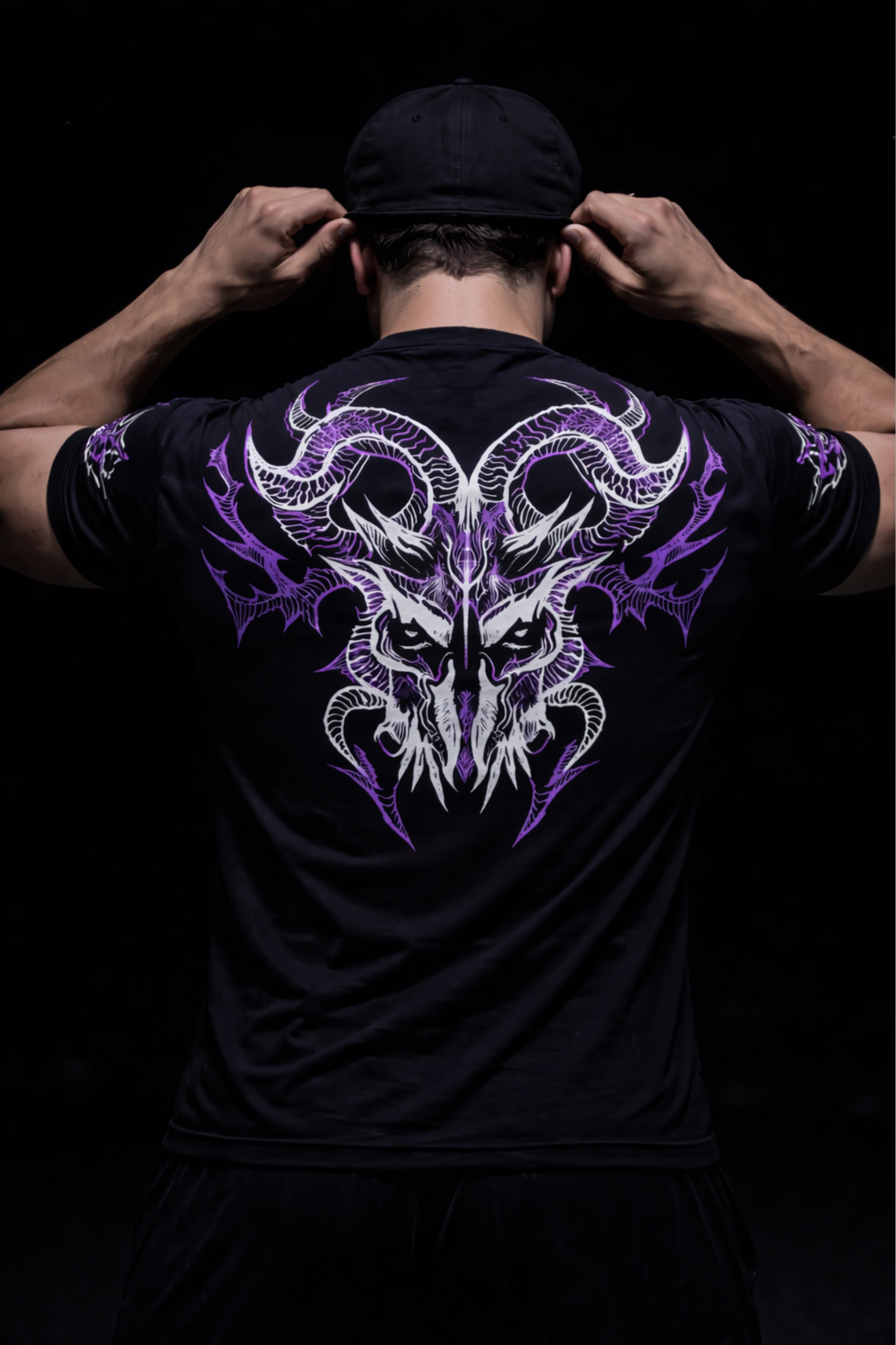 HELLHORN Compression Tee – Black