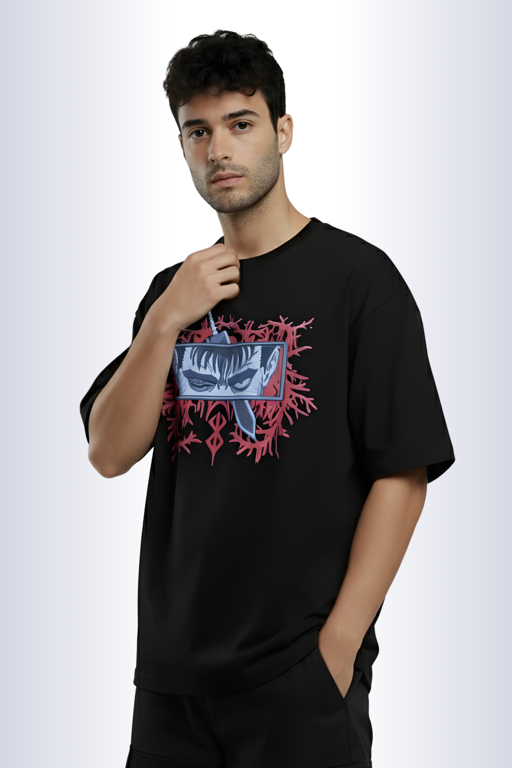 Berserk Oversized T-Shirt-Black