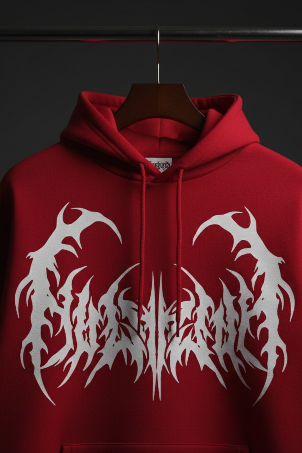BlazeStrike Unisex Regular Fit Hoodie – Red