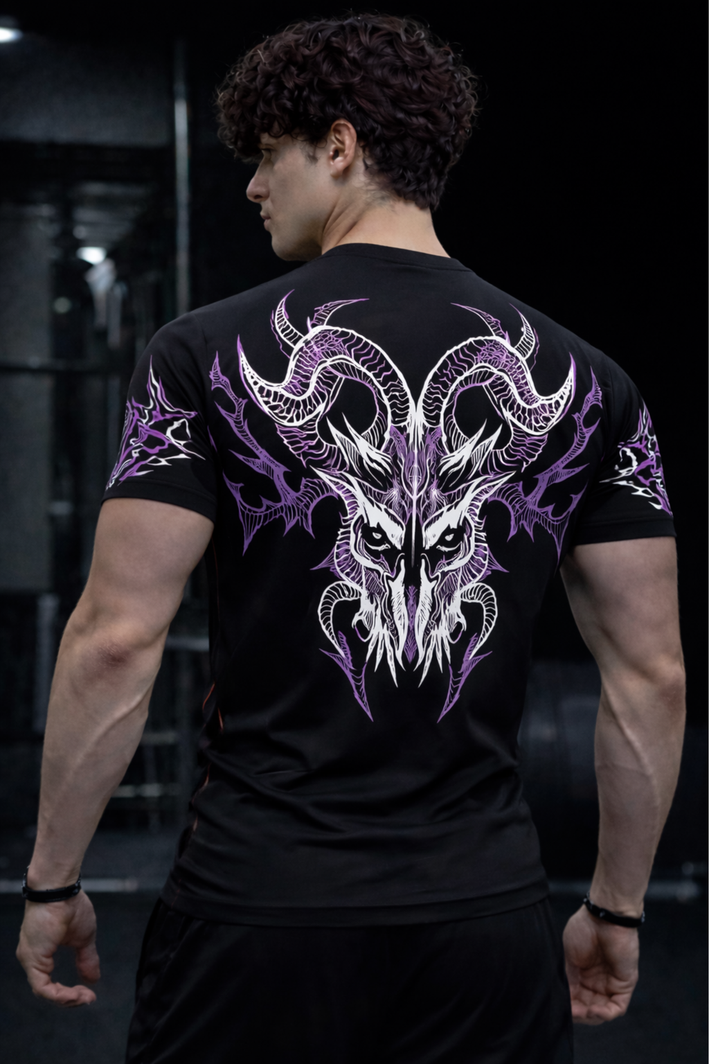 HELLHORN Compression Tee – Black