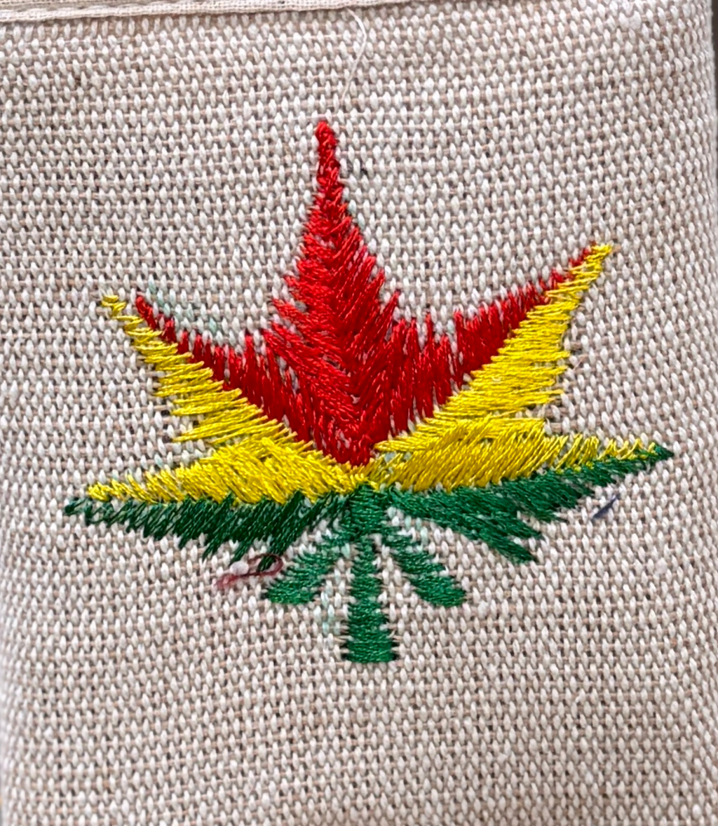 Embro Hemp Leaf Wallet - Tri Color