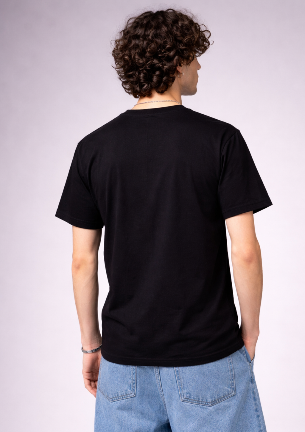 Hellcore Skull Regular Fit T-Shirt-BLACK