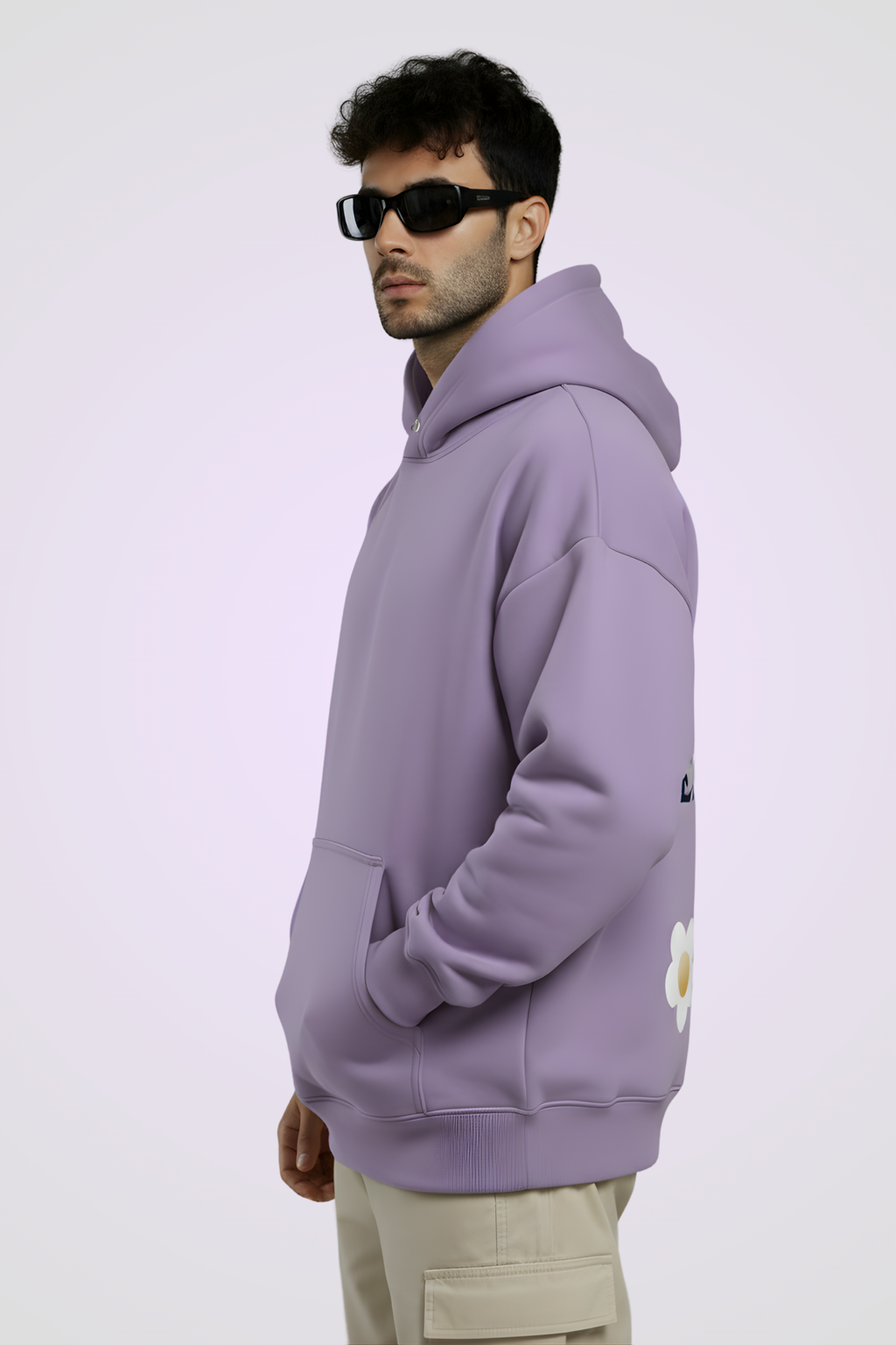 Take it easy Premium Oversized Hoodie  - Lavender