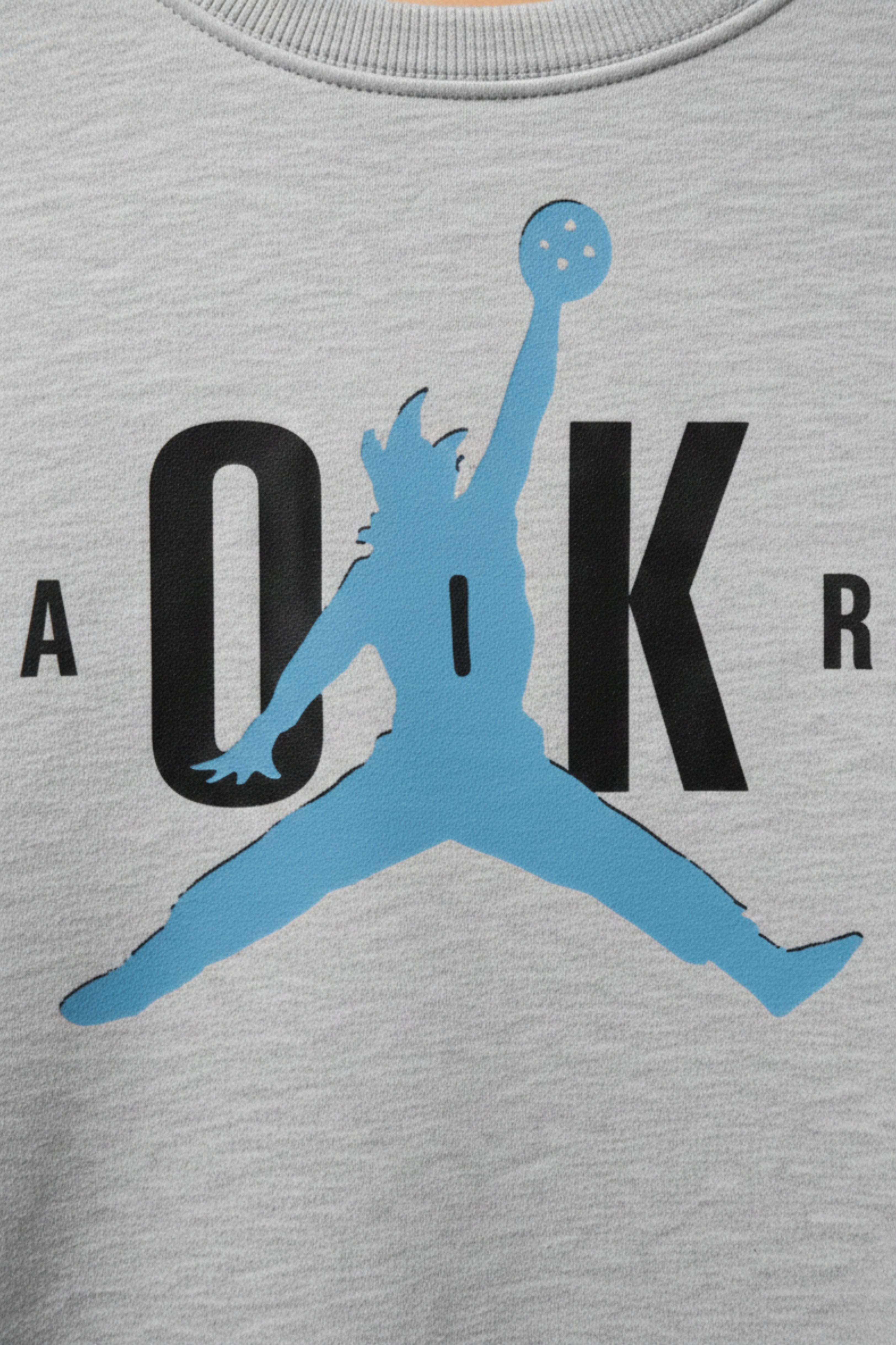 Goku Air Premium Cotton Fleece Sweatshirt - Grey