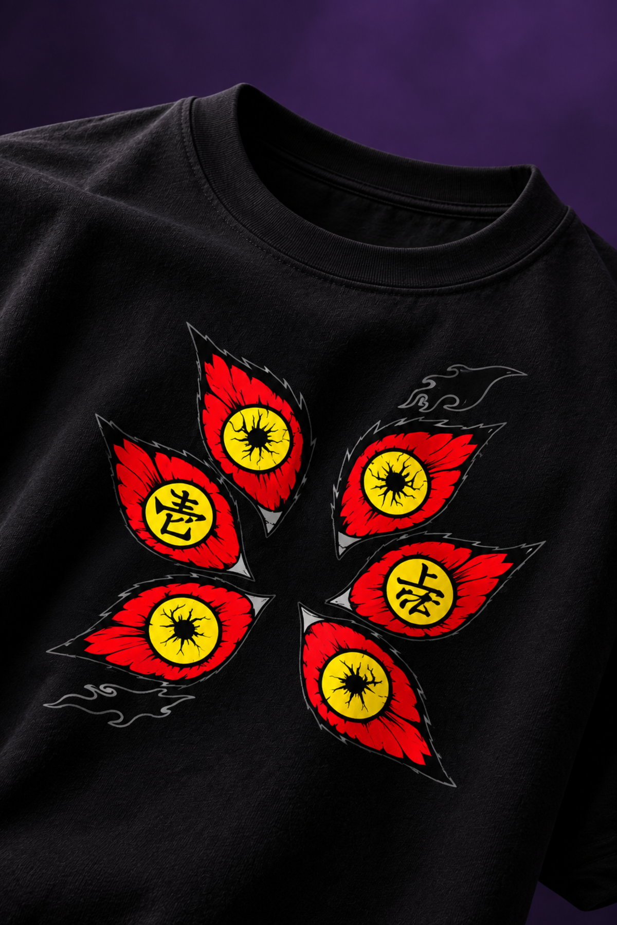 Kokushibo Blood Moon Oversized Tee – Black