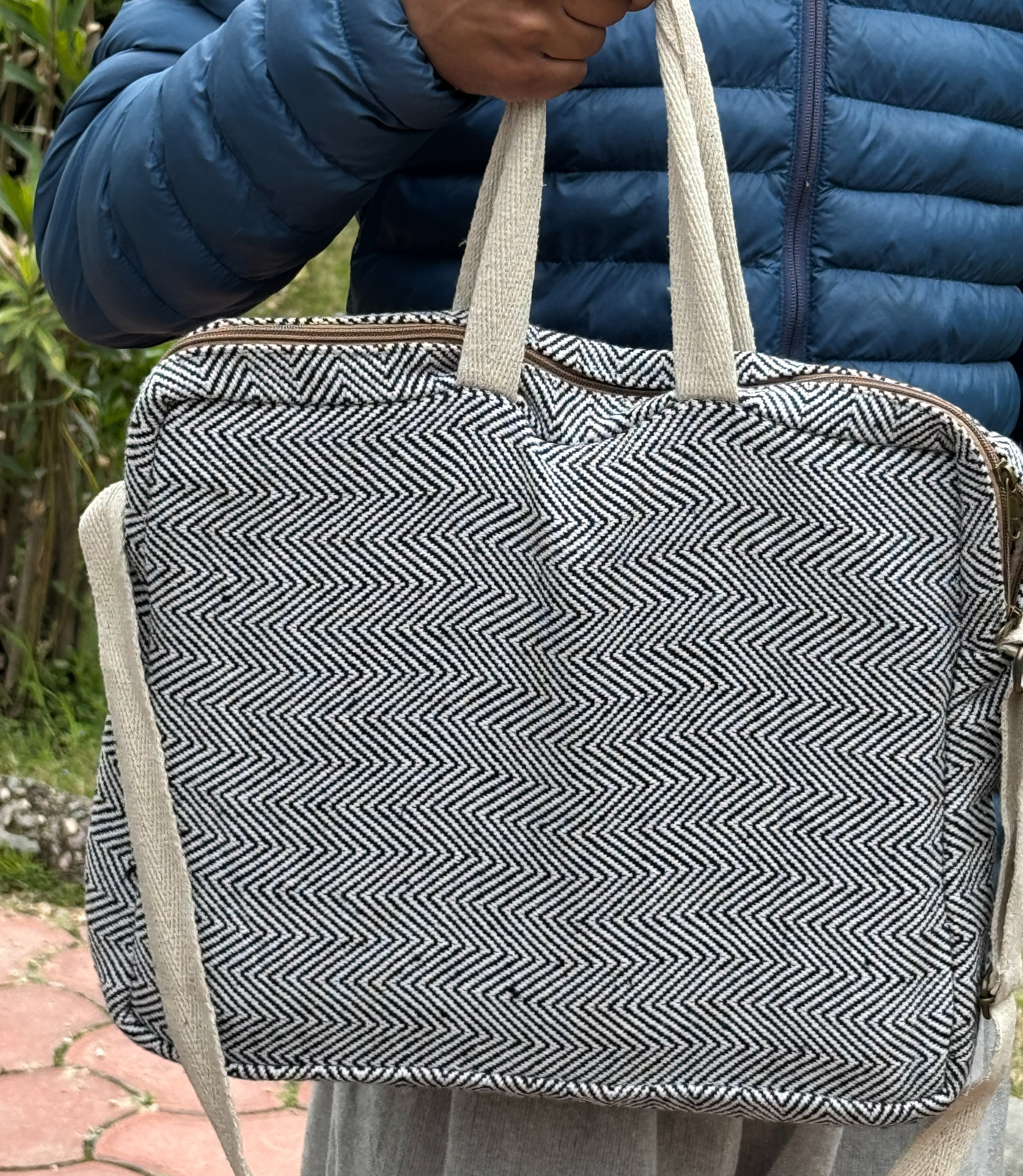 Hemp Laptop Bag - Multicolor