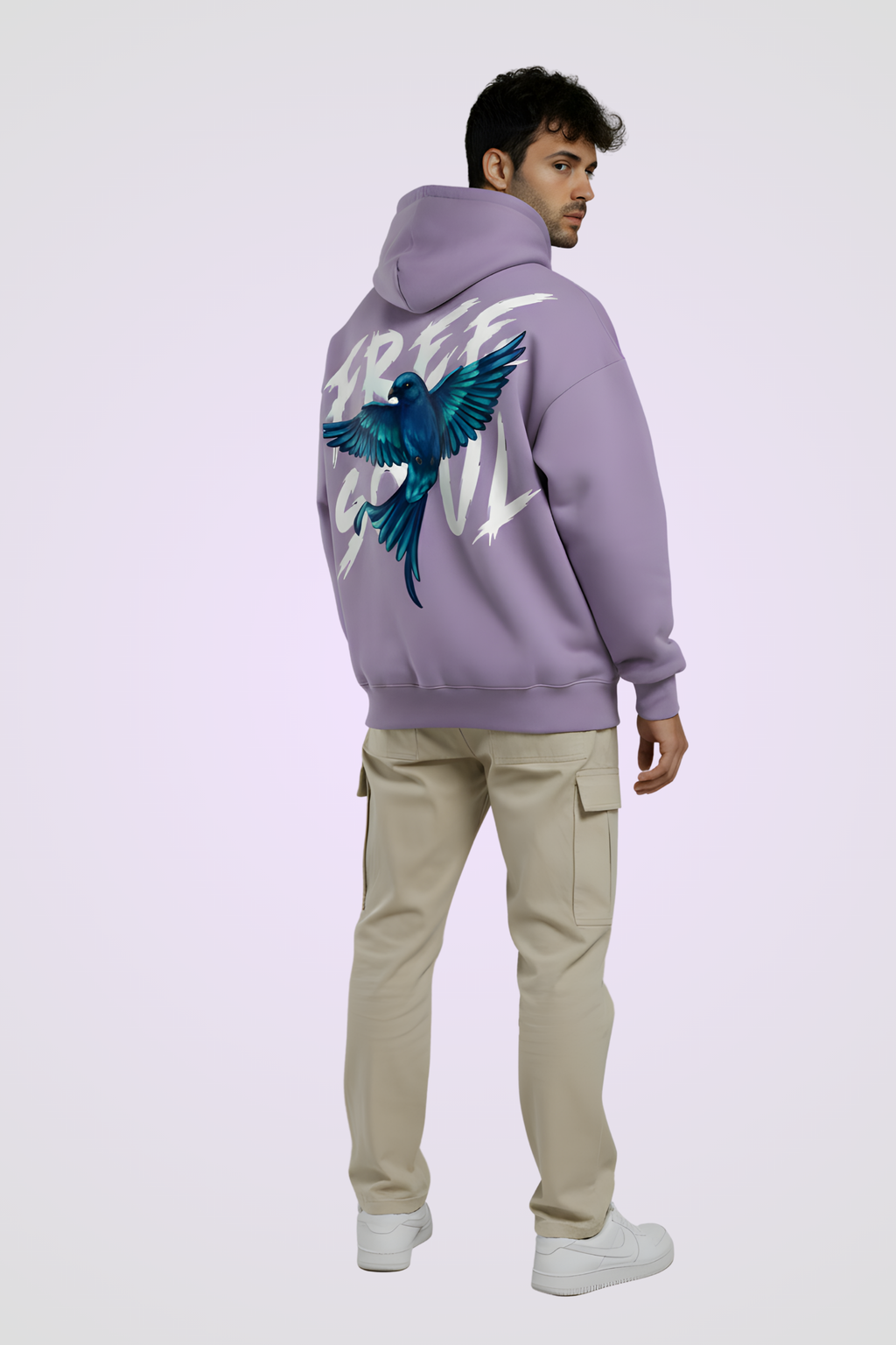 Free Soul Premium Oversized Hoodie  - Lavender