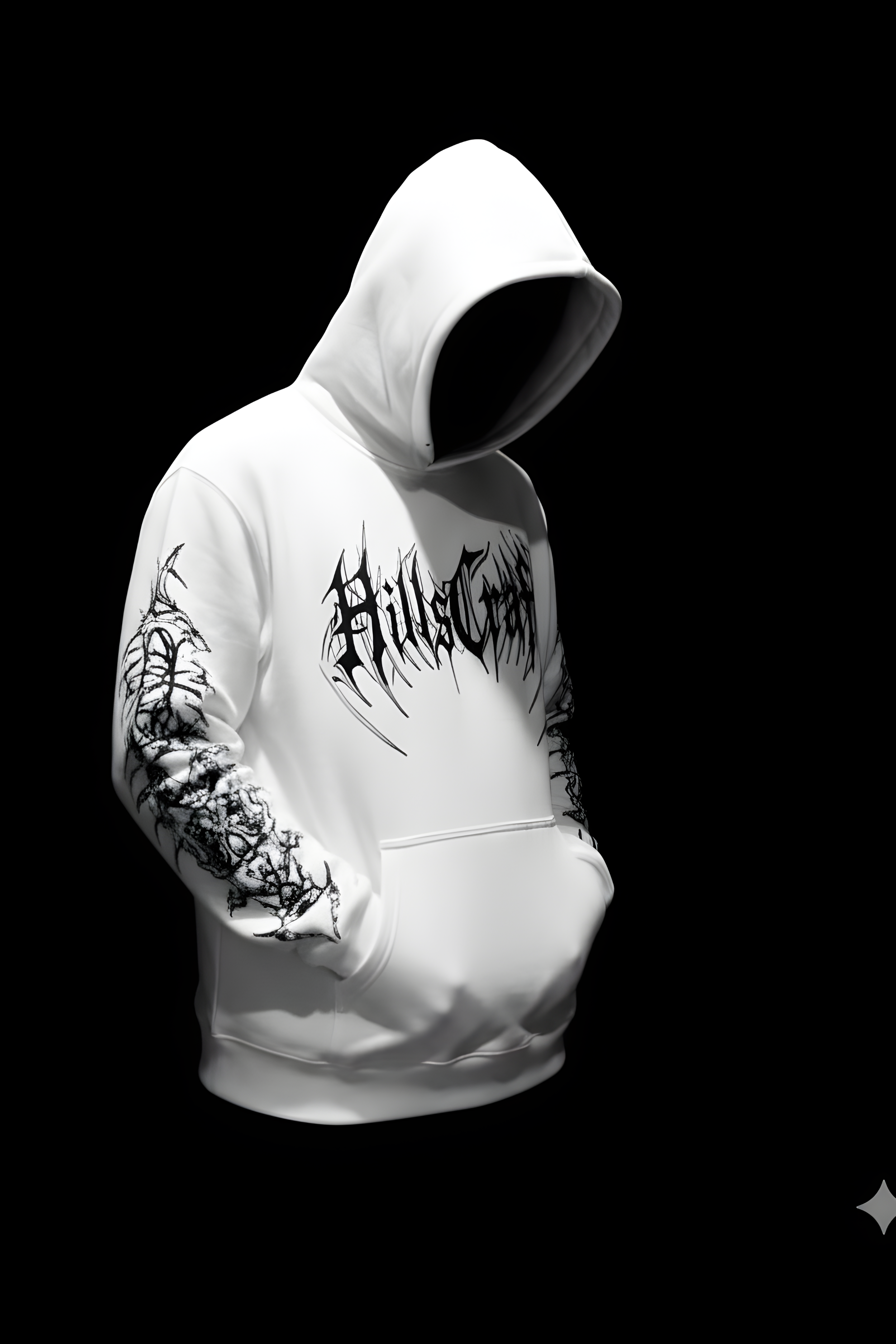 Dragon Oversized Premium Hoodie – WHITE