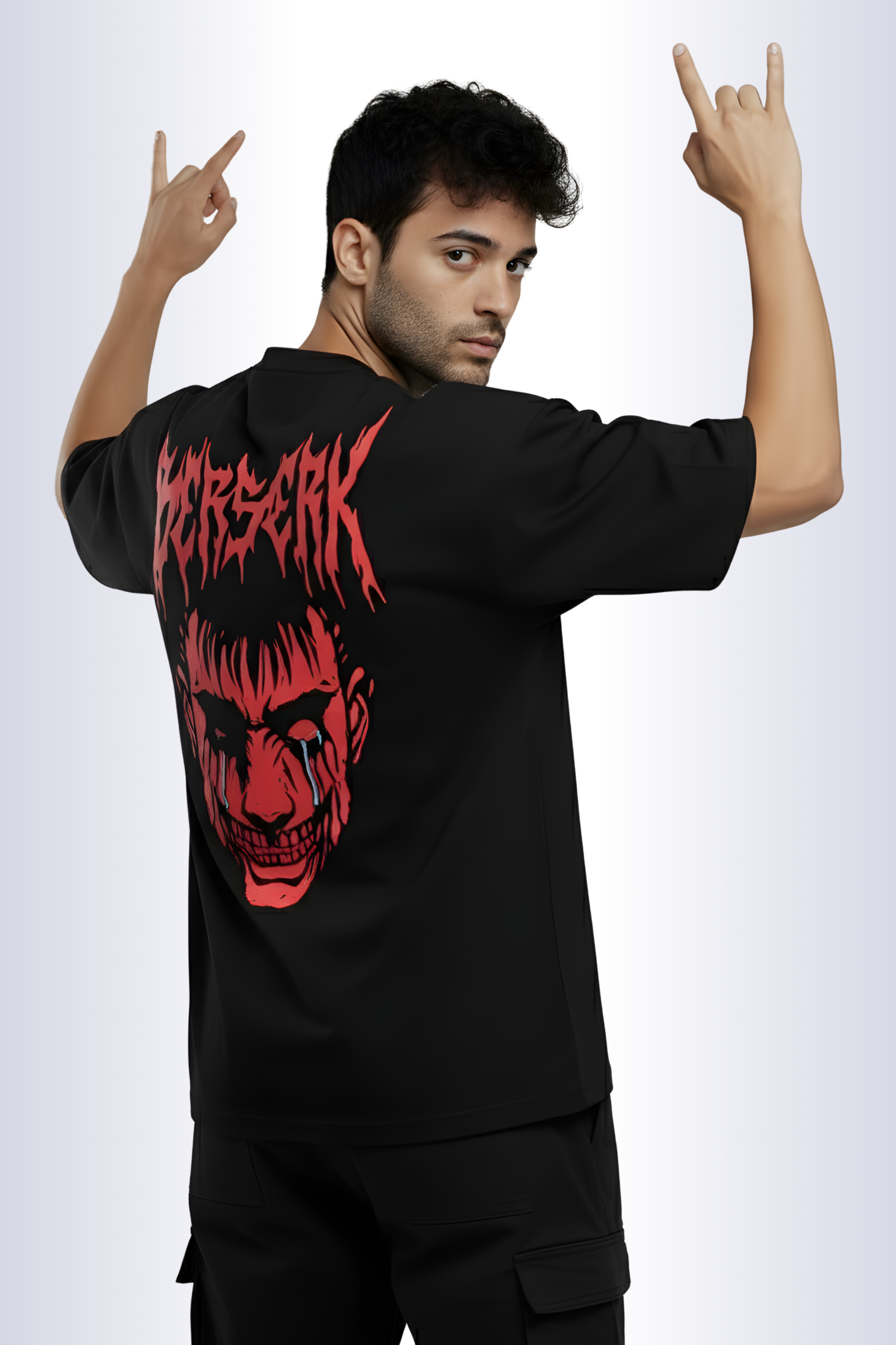 Berserk Oversized T-Shirt-Black