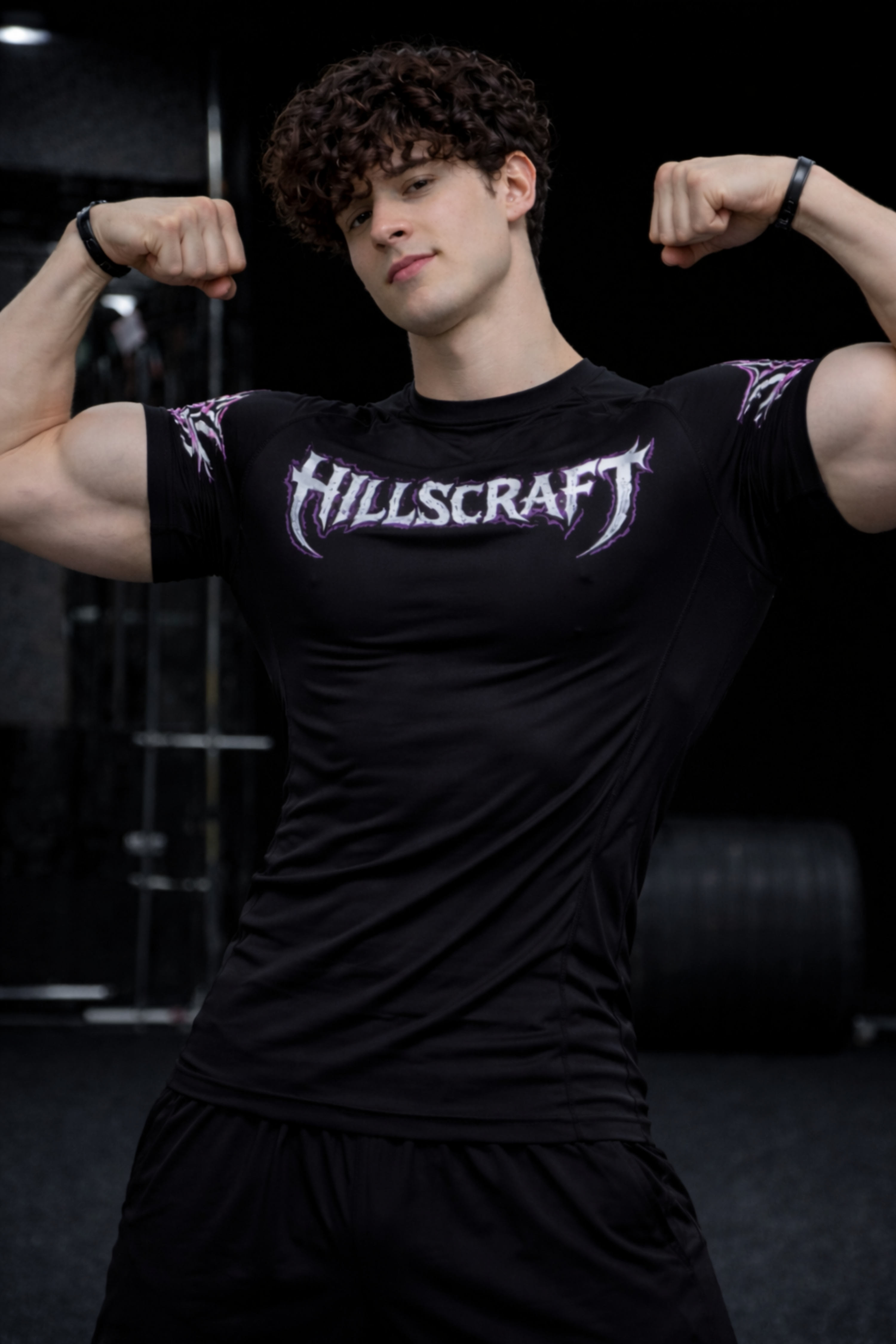 HELLHORN Compression Tee – Black