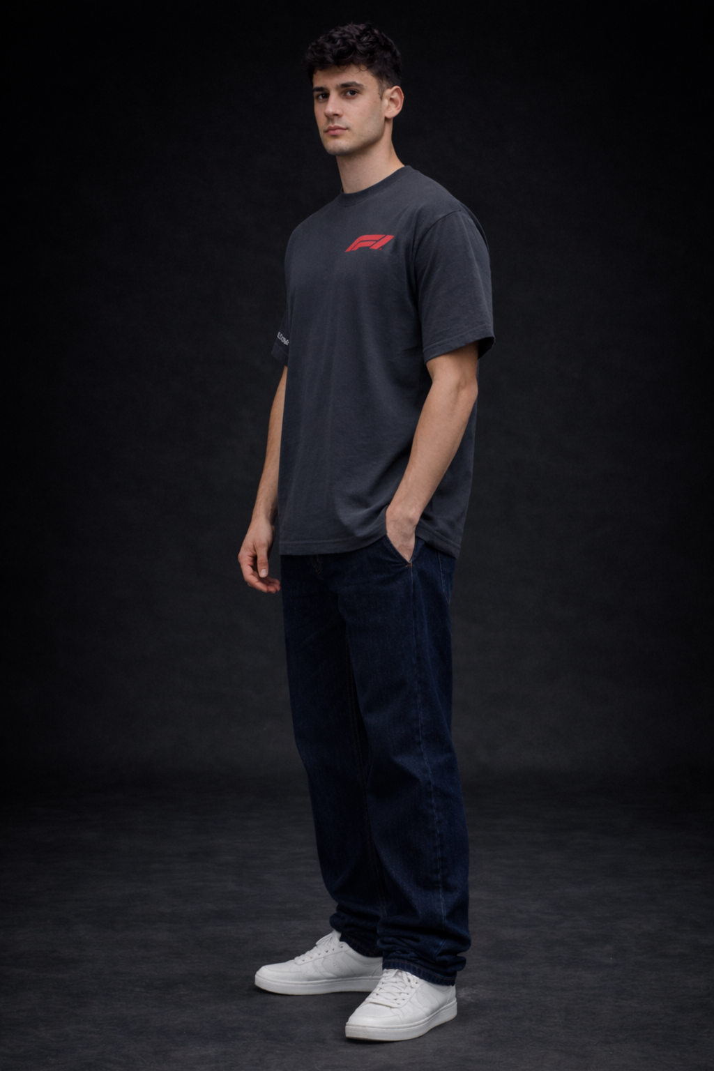 Velocity One Oversized Tee - Grey