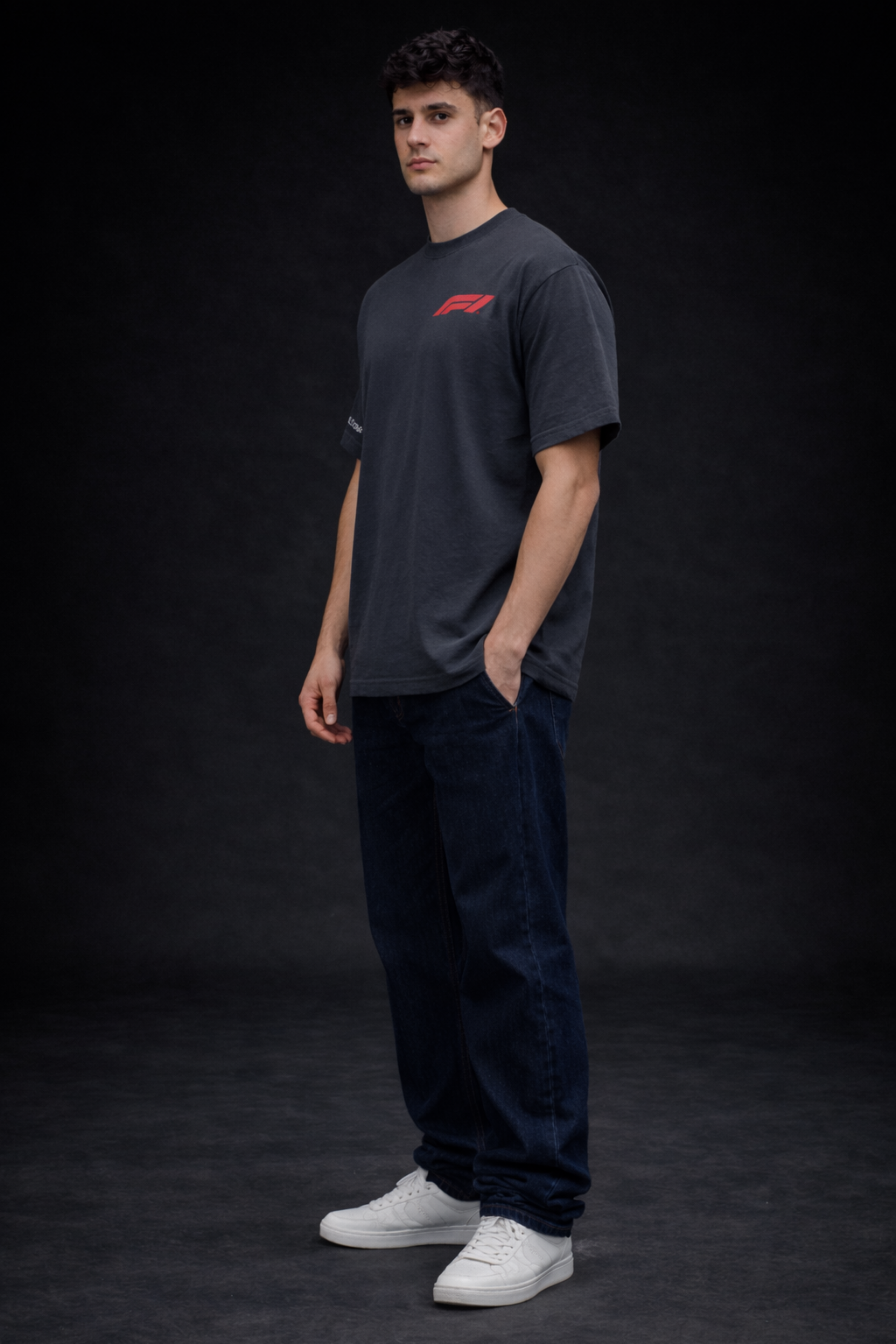 Velocity One Oversized Tee - Grey