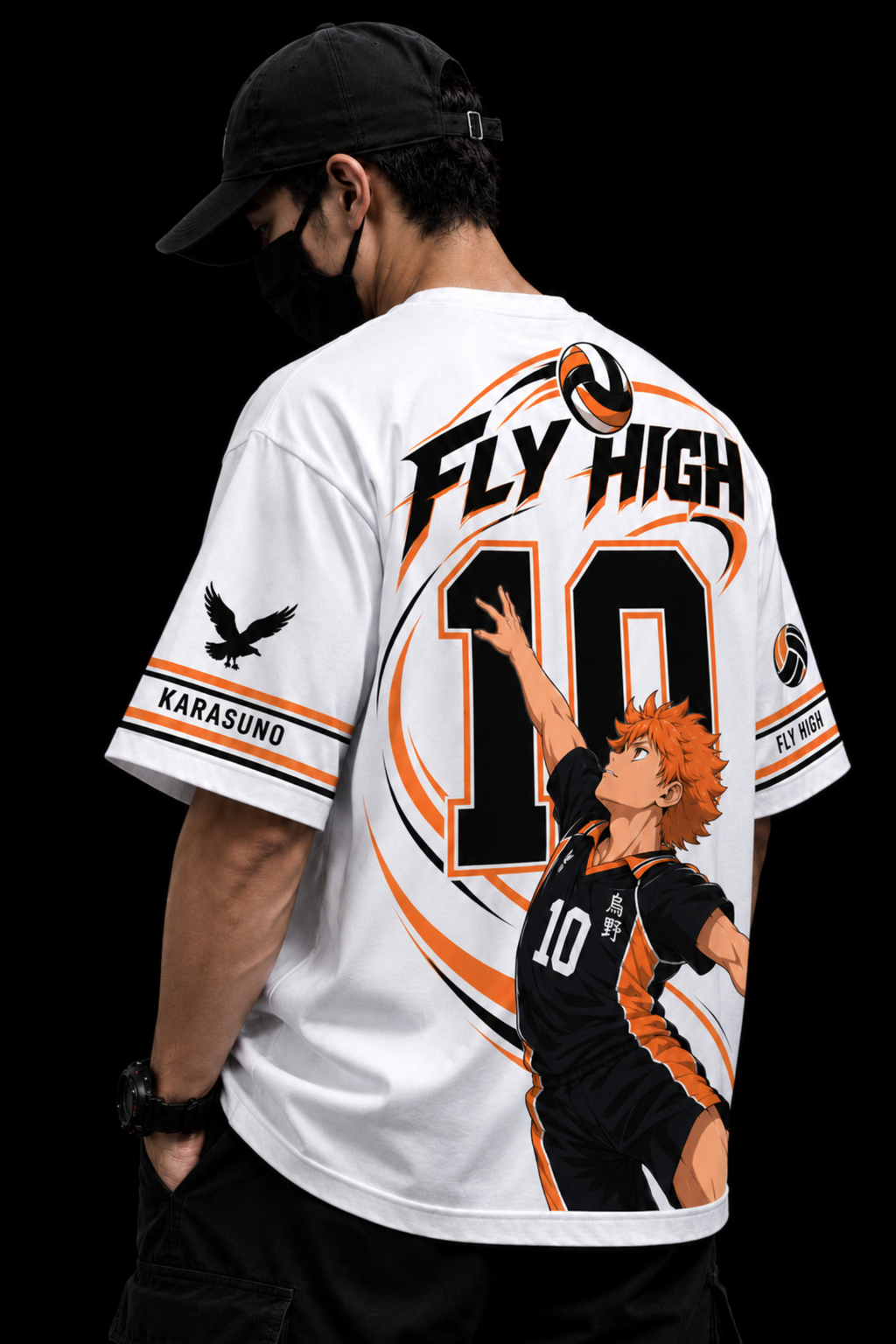 Fly High Oversized Tee - White
