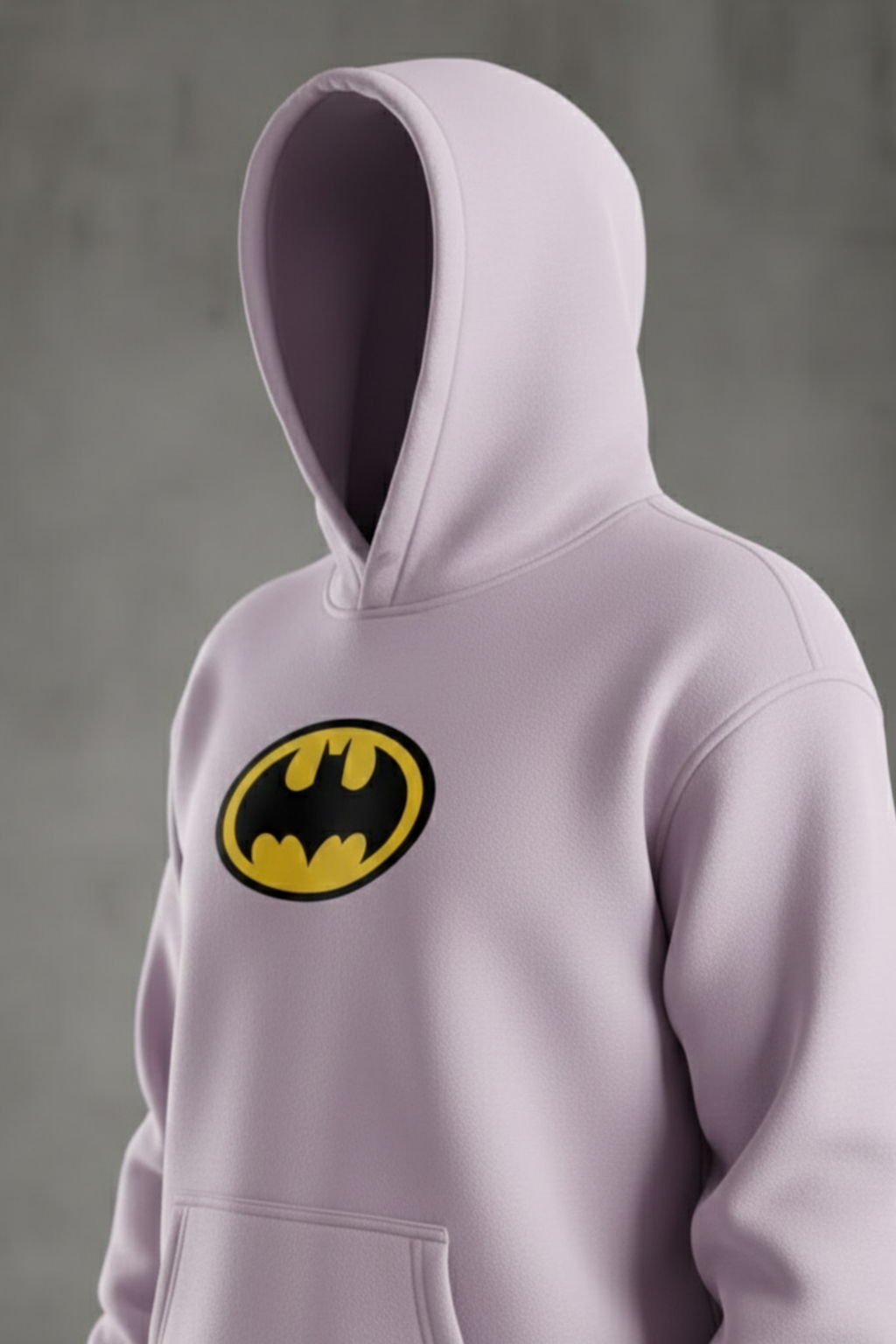 BATMAN Logo Unisex Regular Hoodie – Lavender