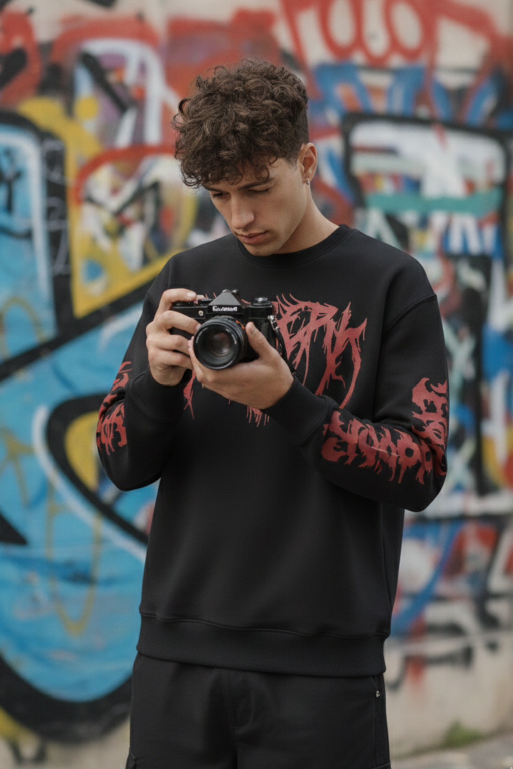 Berserk Premium Cotton Fleece Sweatshirt - Black