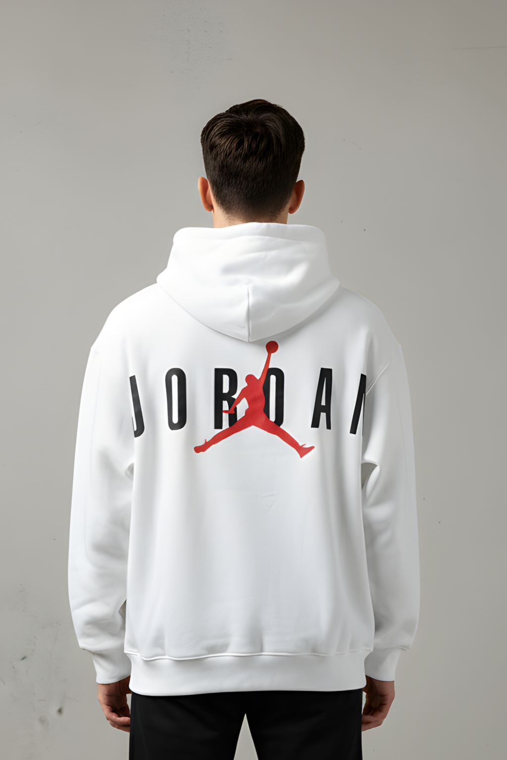 Jordan Premium Oversized Hoodie  - White
