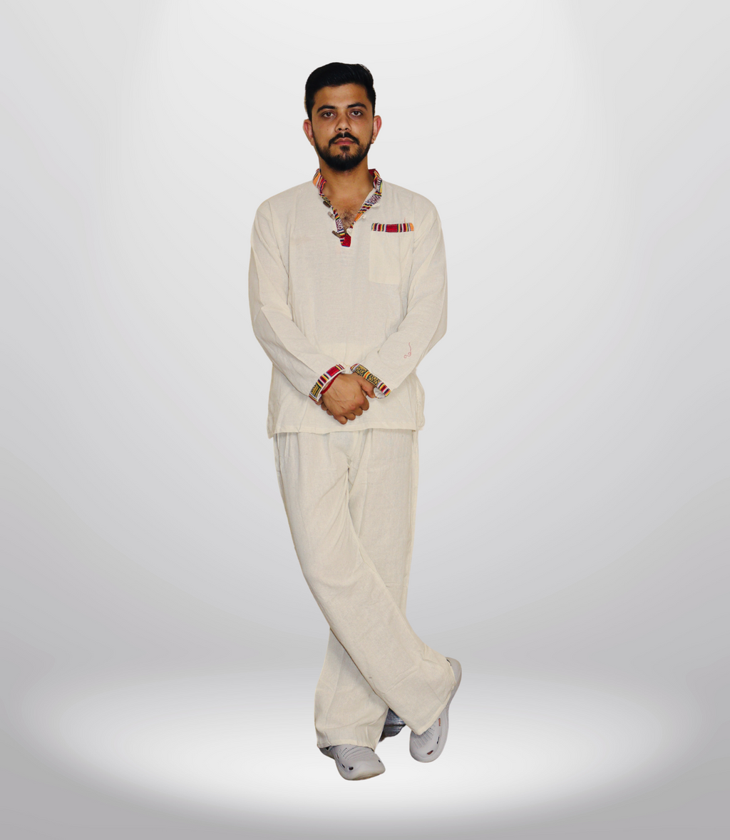 Cotton Kurta - Pajama Plain